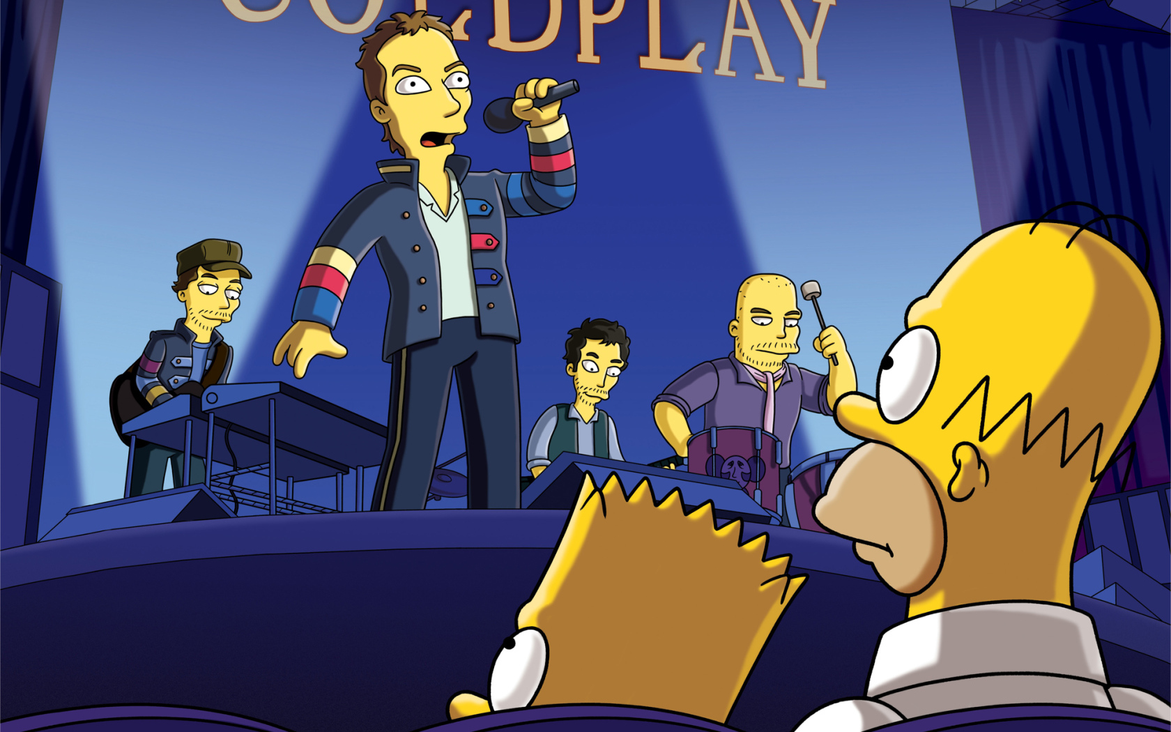 Coldplay в Симпсонах