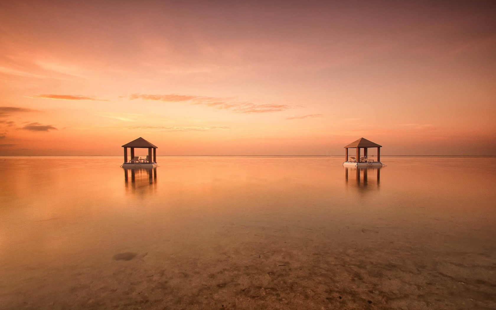 Розовый закат