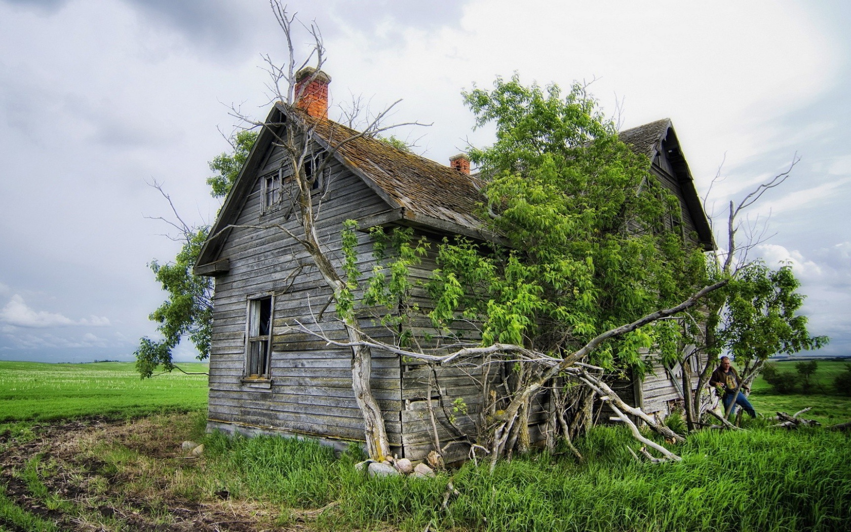 Old wooden house