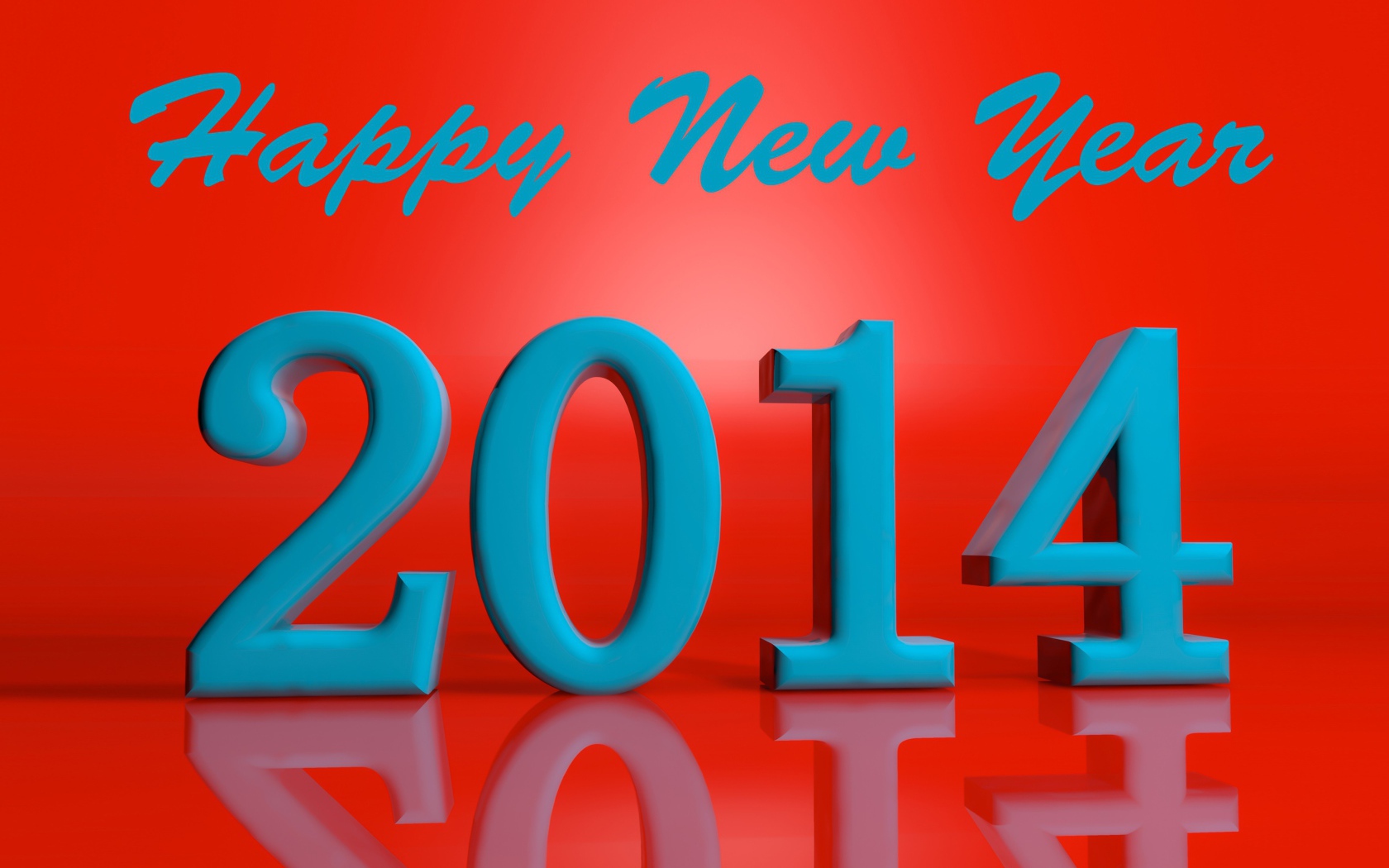 Счастливого нового 2014 года на красном фоне