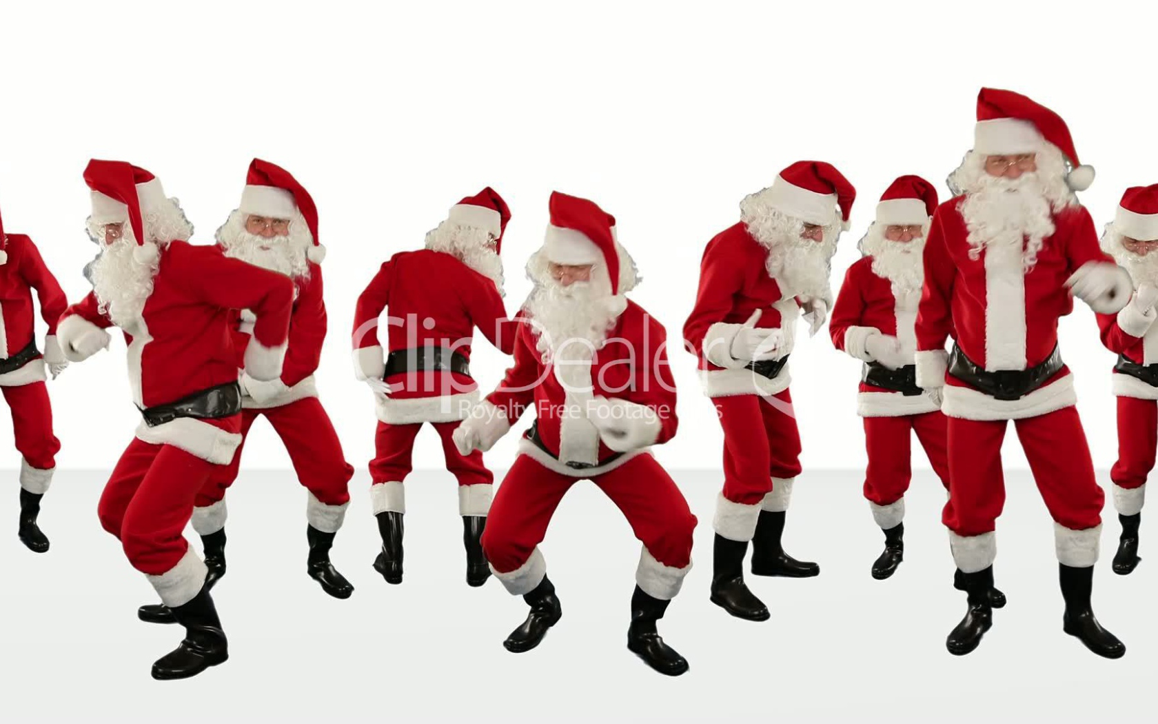 Дед мороз танцует
