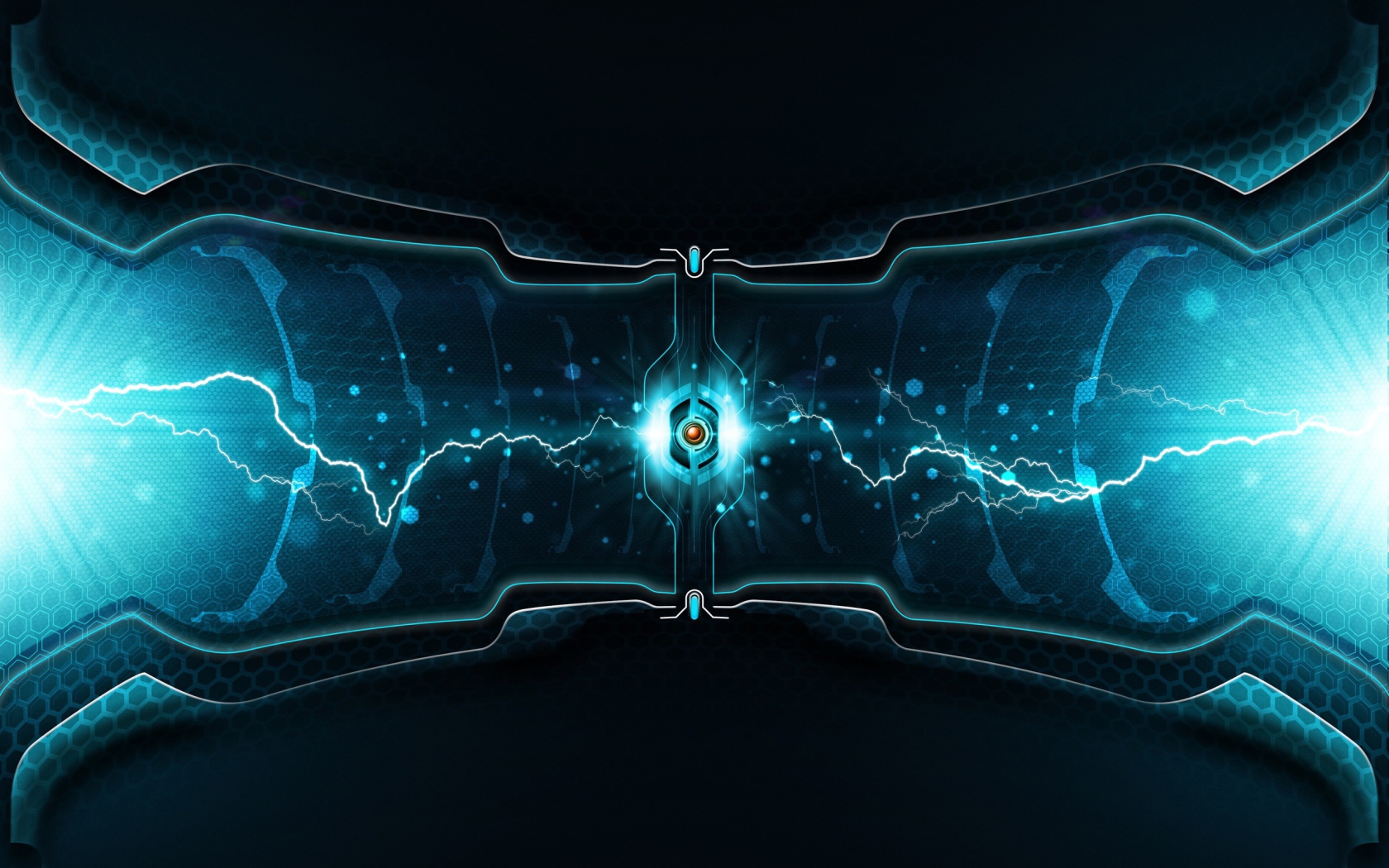 Абстракция с молнией