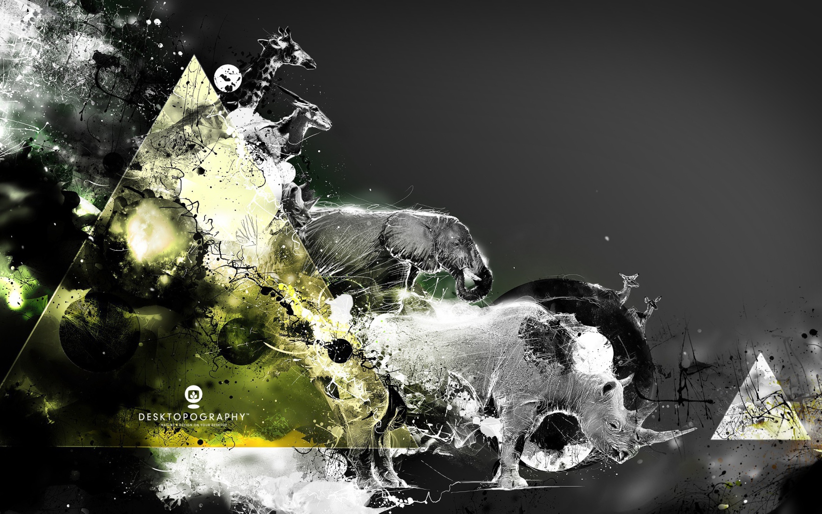 Фотоиллюстрация с животными