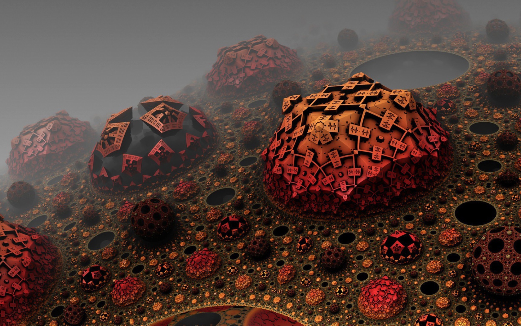 Фантастическая планета абстракция