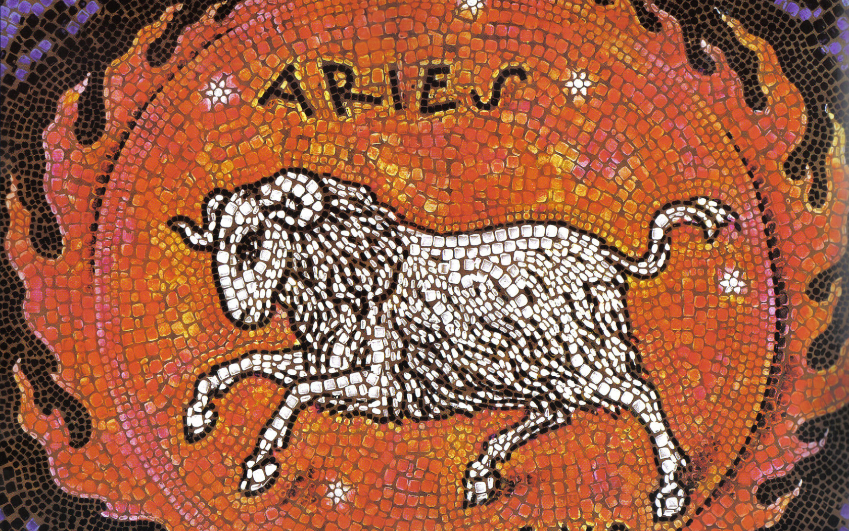 Овен, мозаика