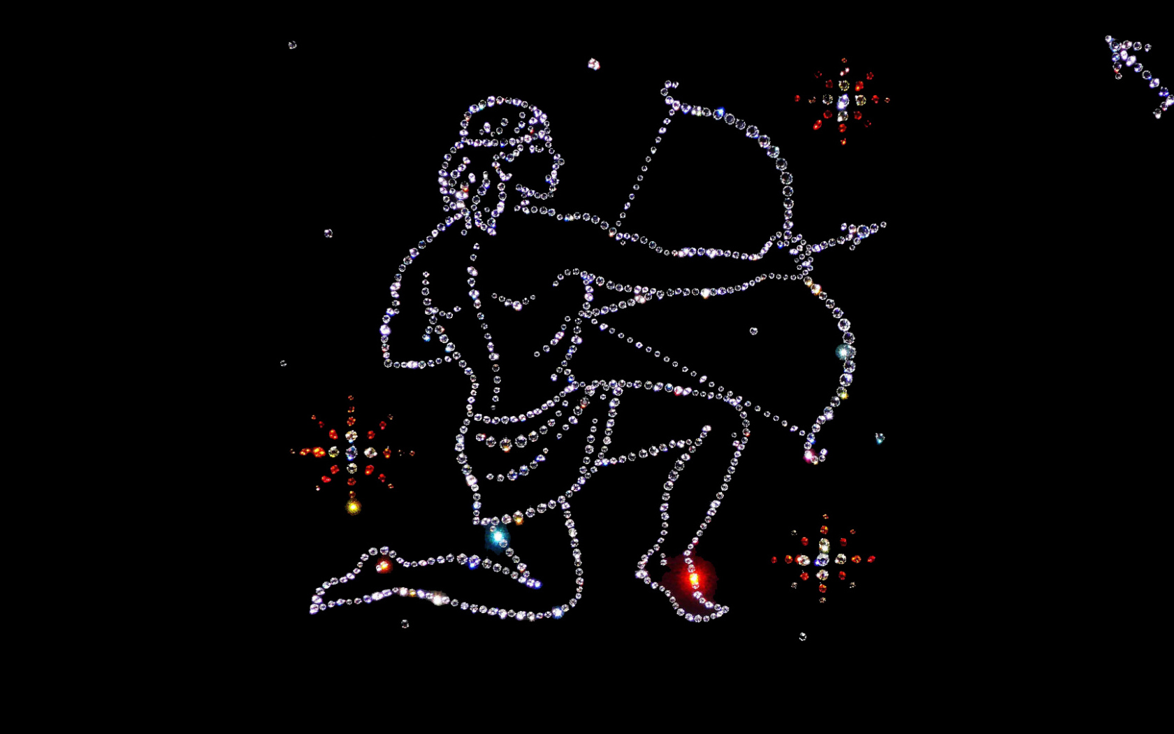 Стрелец из драгоценных камней