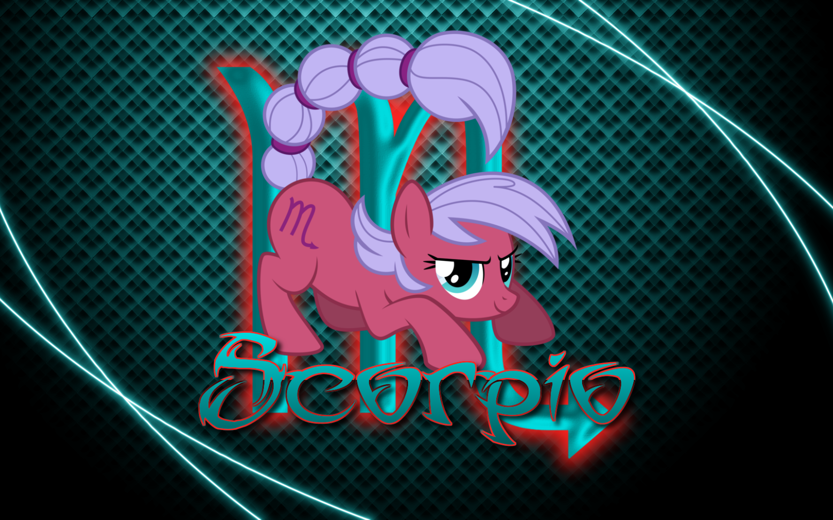 Скорпион, детский рисунок