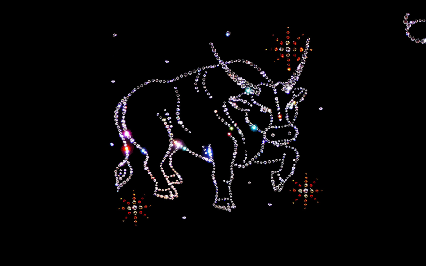 Телец из драгоценных камней