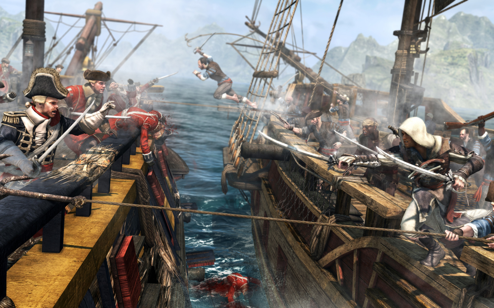 Assassin's creed IV Битва в океане