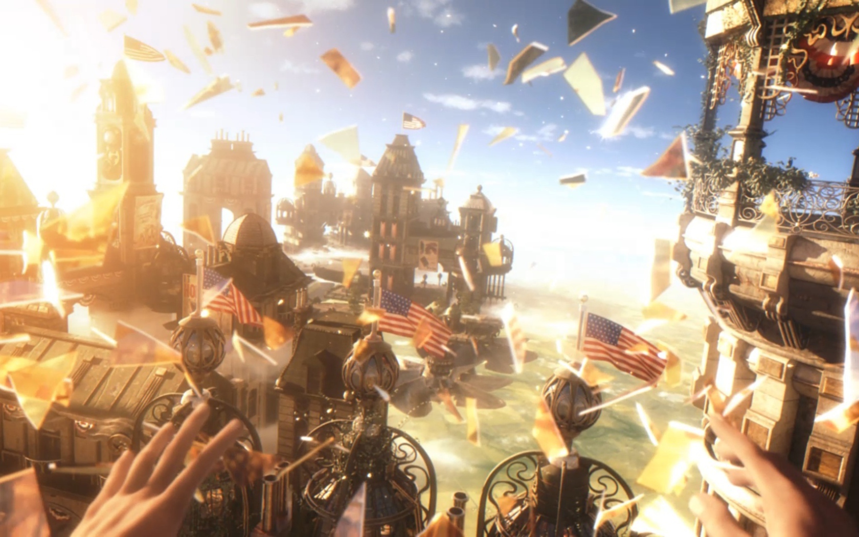 Bioshock Infinite: прыжок из окна