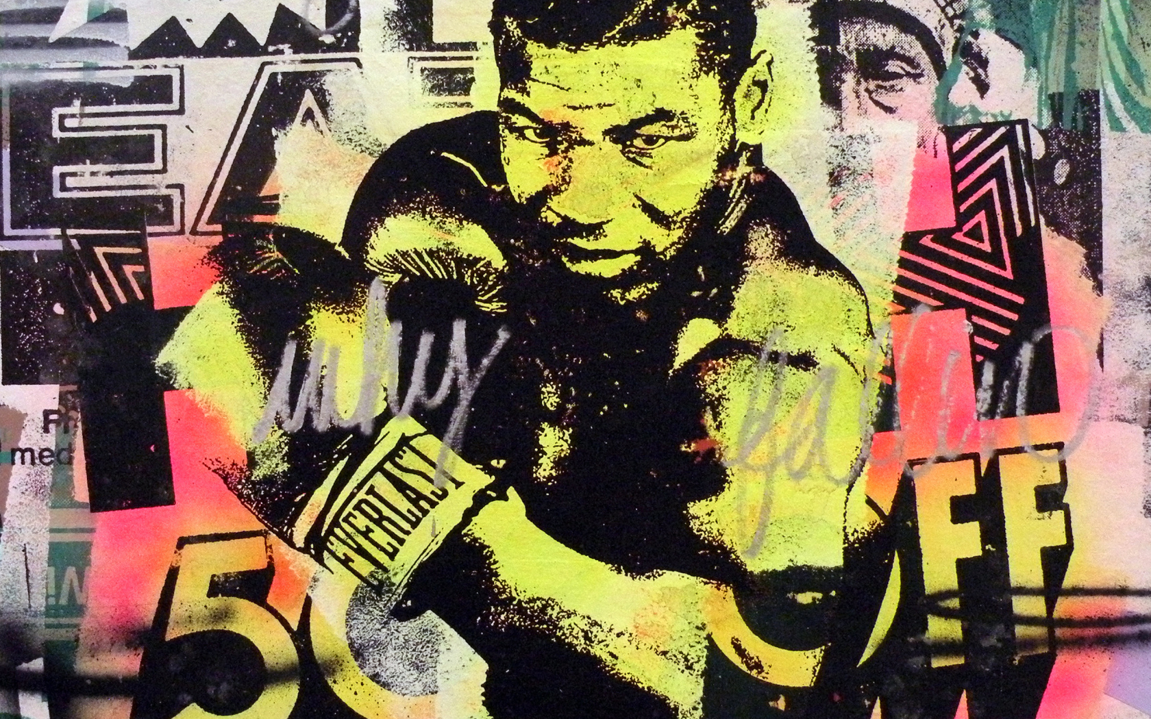 Боксер Майк Тайсон граффити