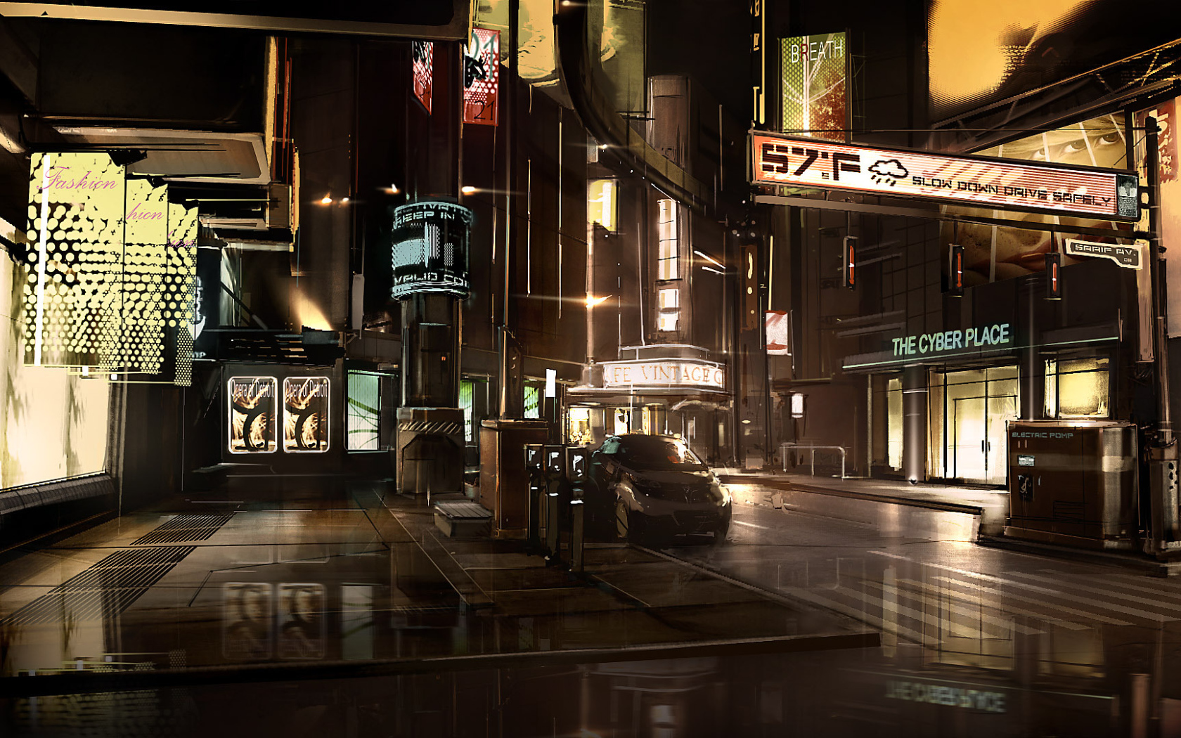 Deus Ex: Human Revolution: the street
