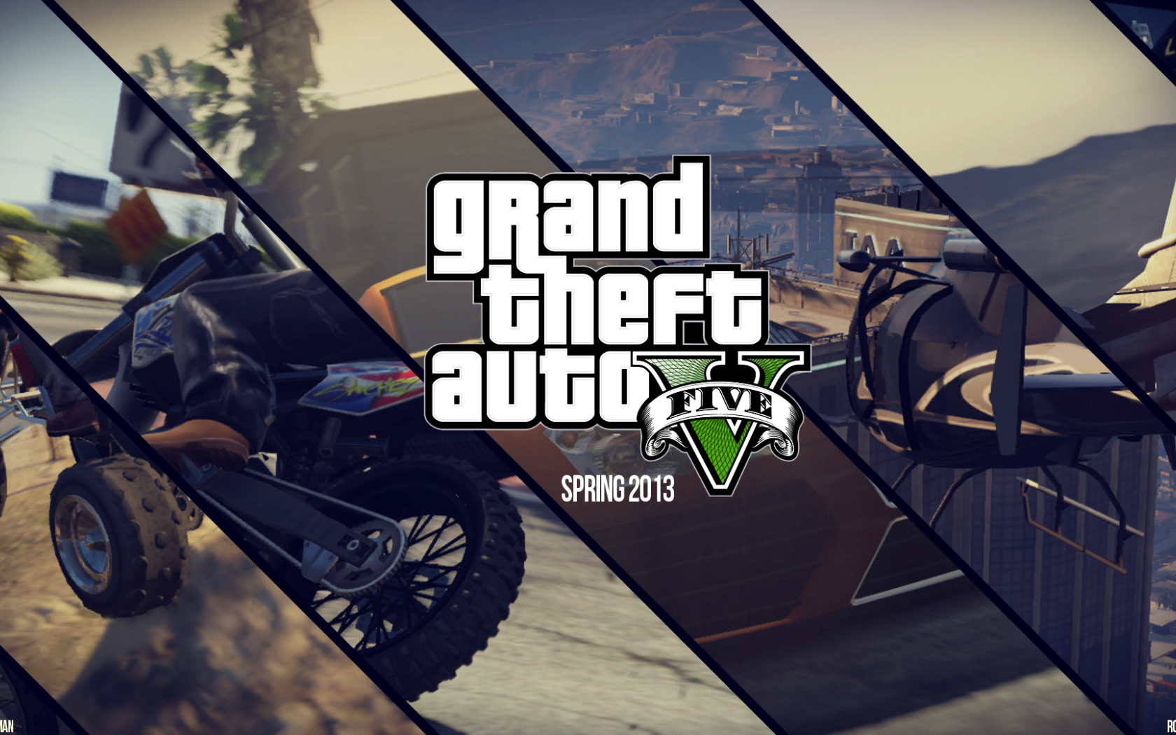 Grand Theft Auto V мотоцикл вертолет