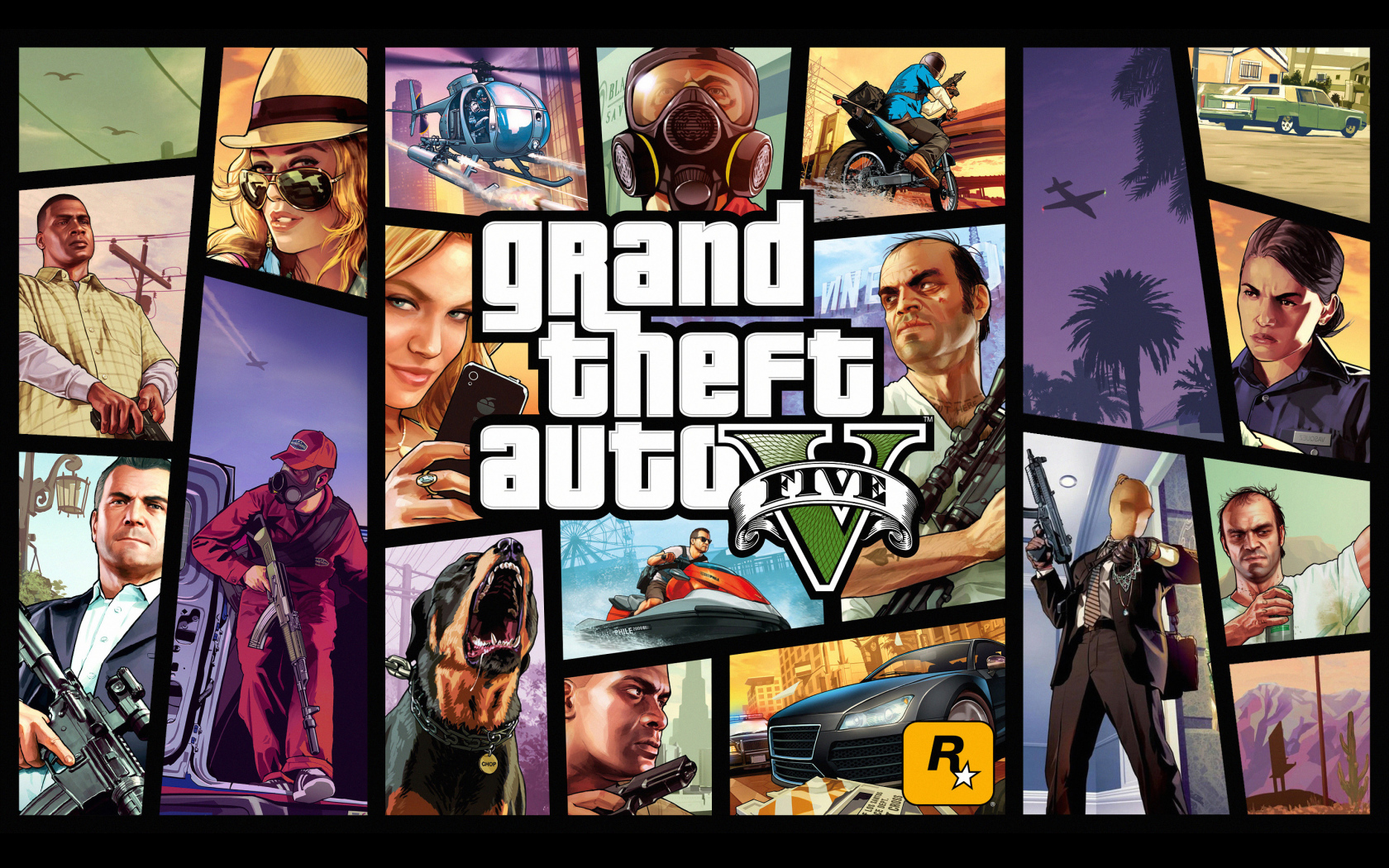 Grand Theft Auto V новые обои HD