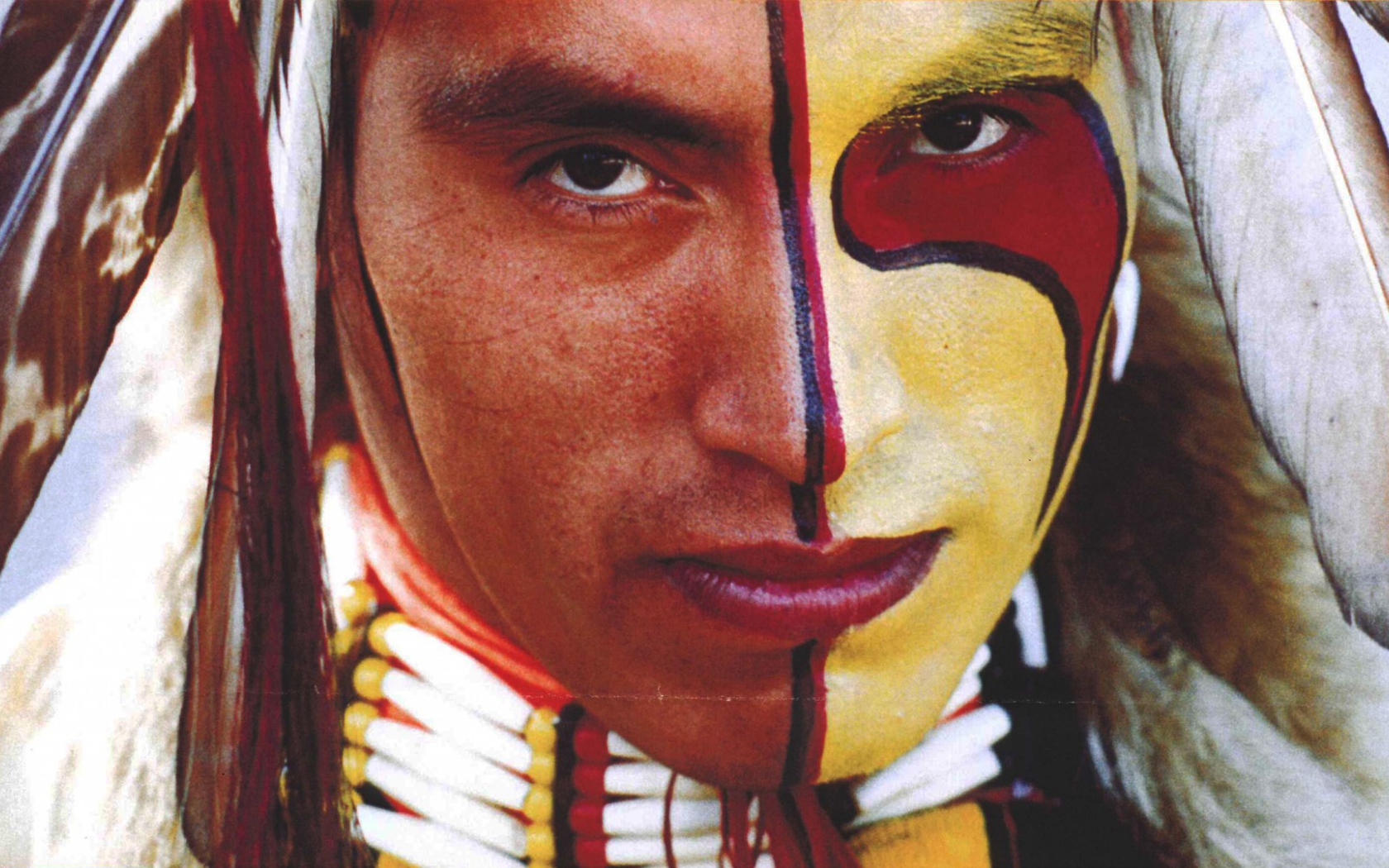 Макияж индейца