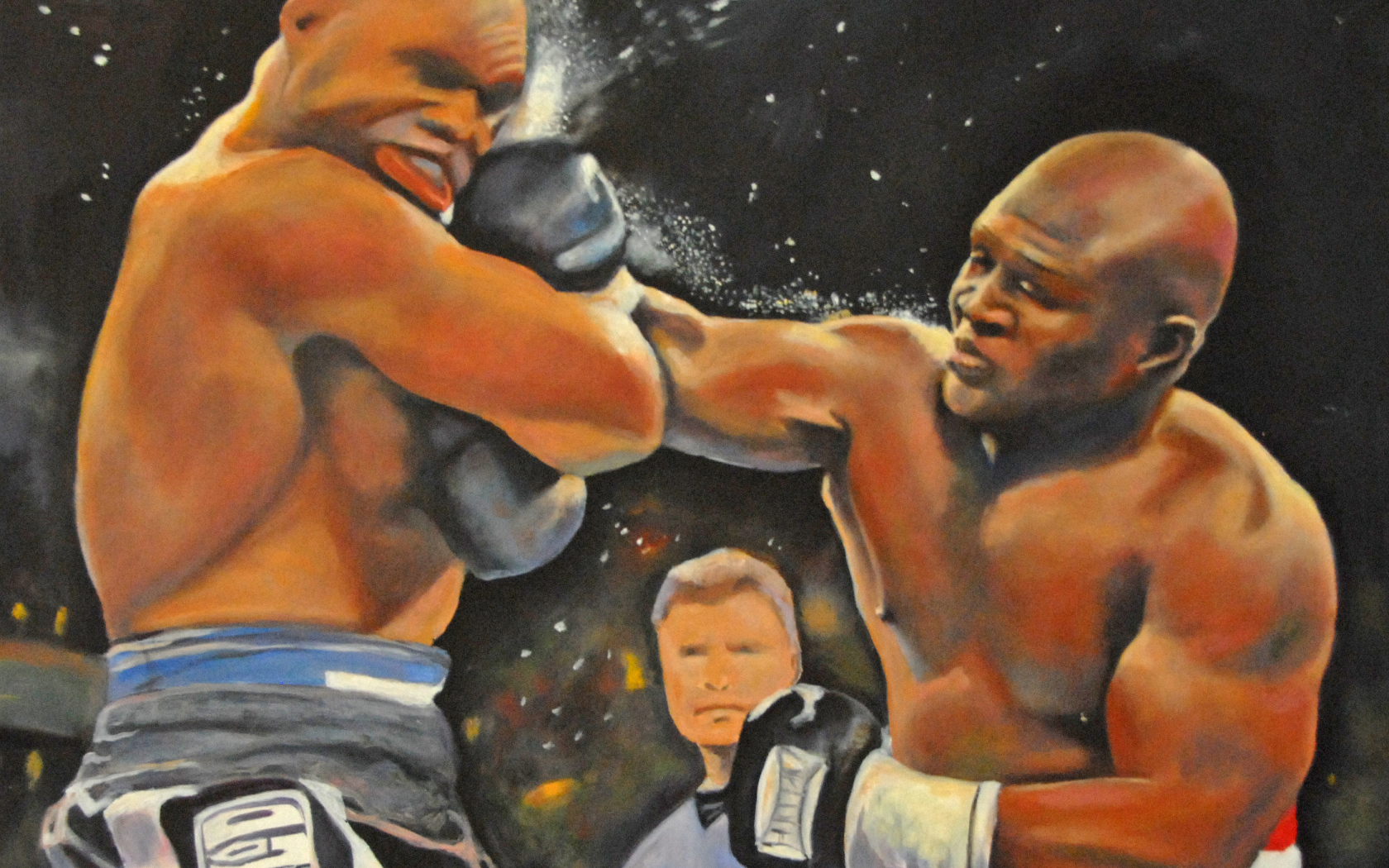 Легендарный боксер Джеймс Тони картина