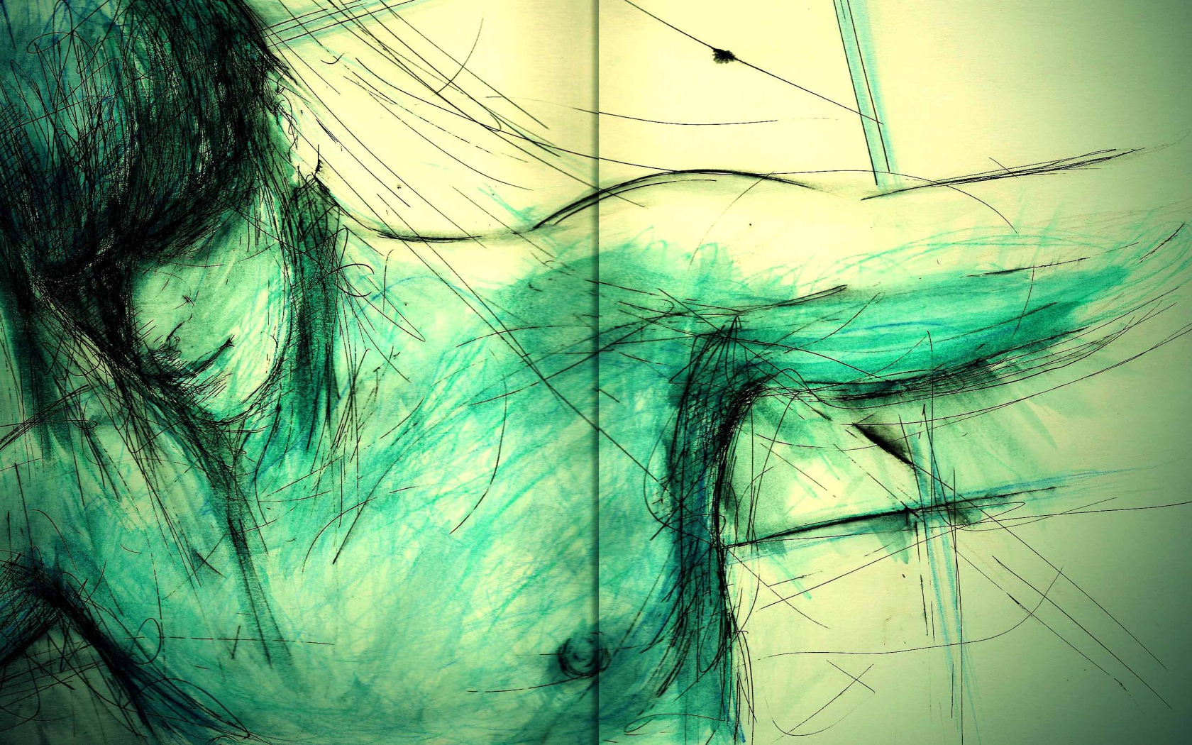 Фотография рисунка на стене