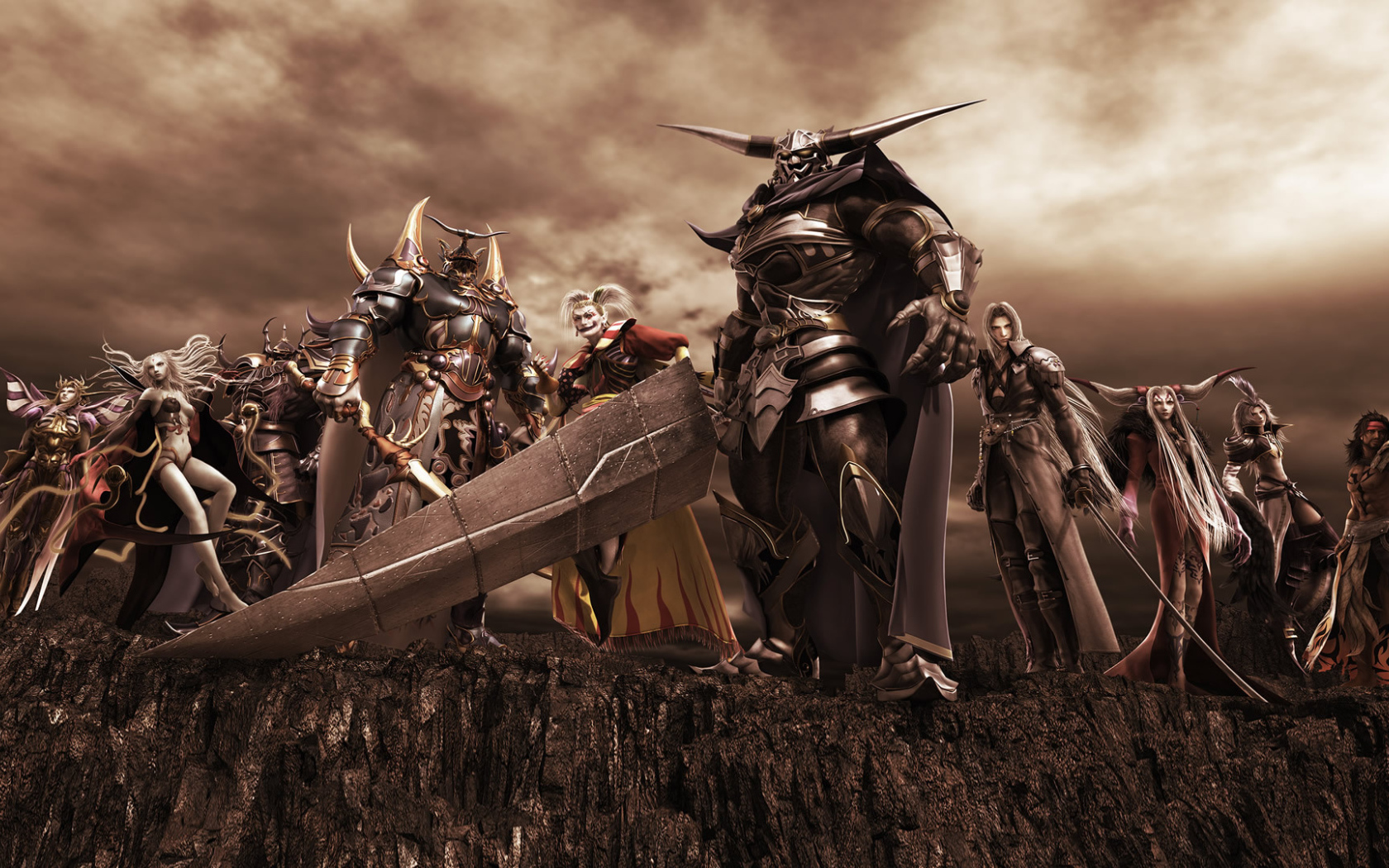 Главные герои игры Final Fantasy xv