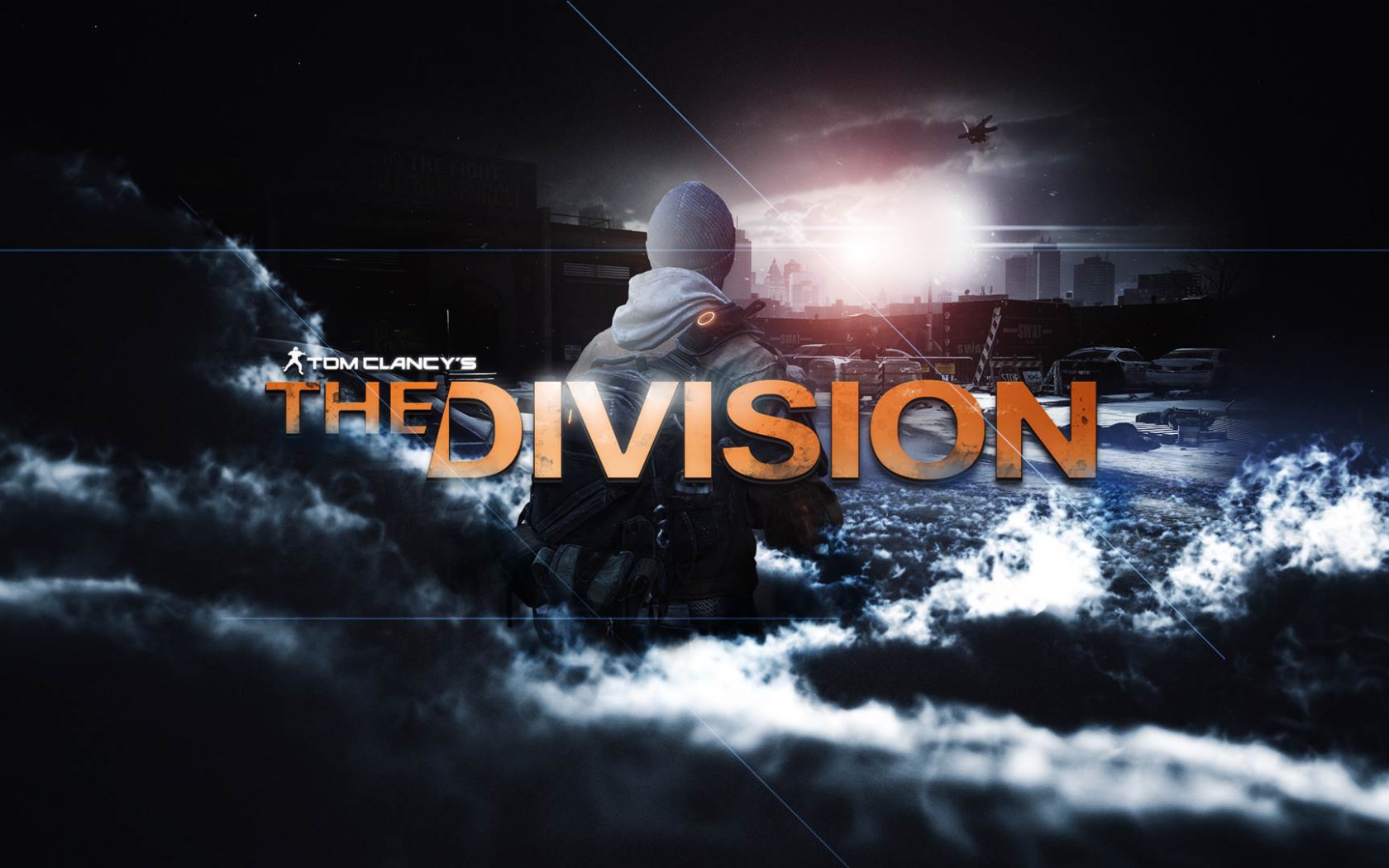Tom Clancy's The division: герой наблюдает город
