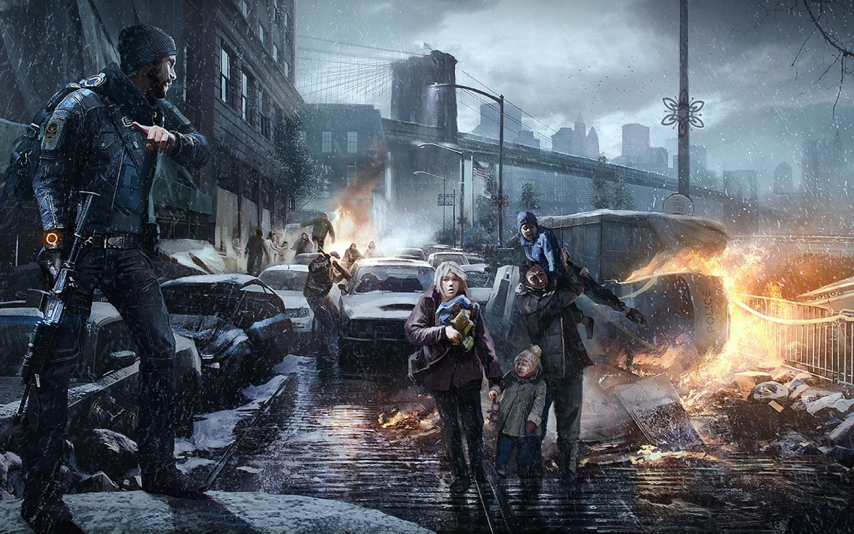 Tom Clancy's The division: сохранение гражданских лиц