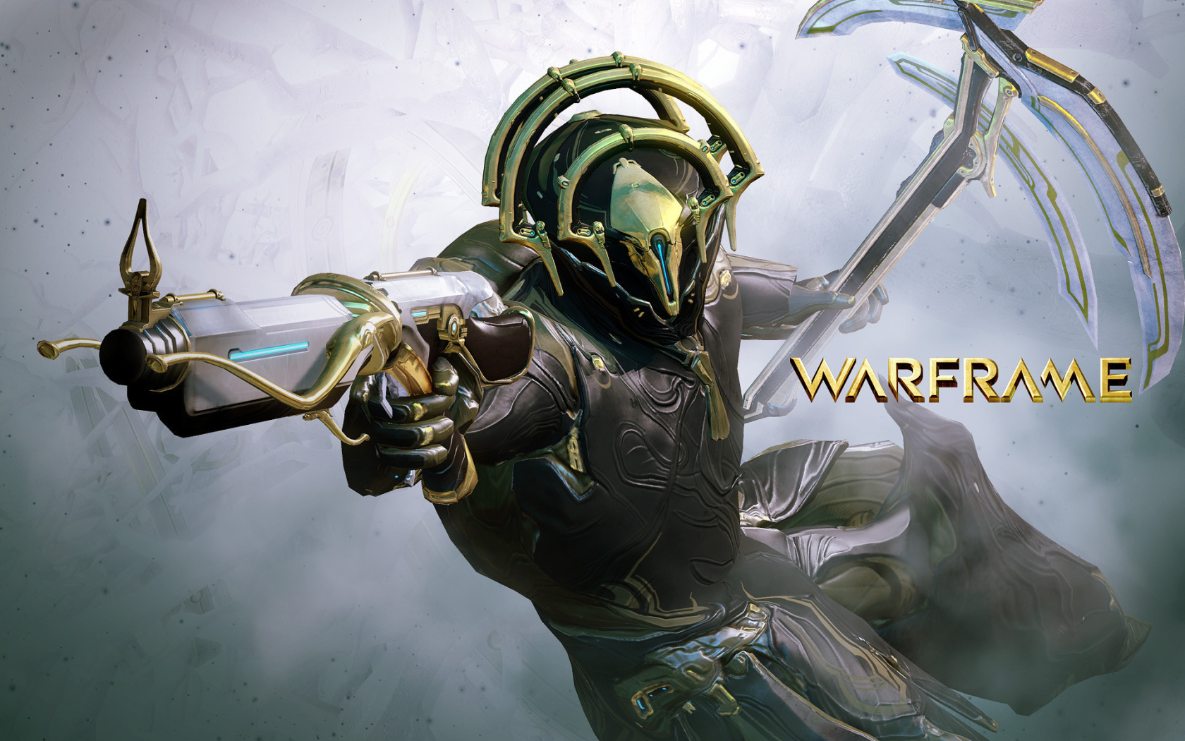 Warframe: киборг с оружием