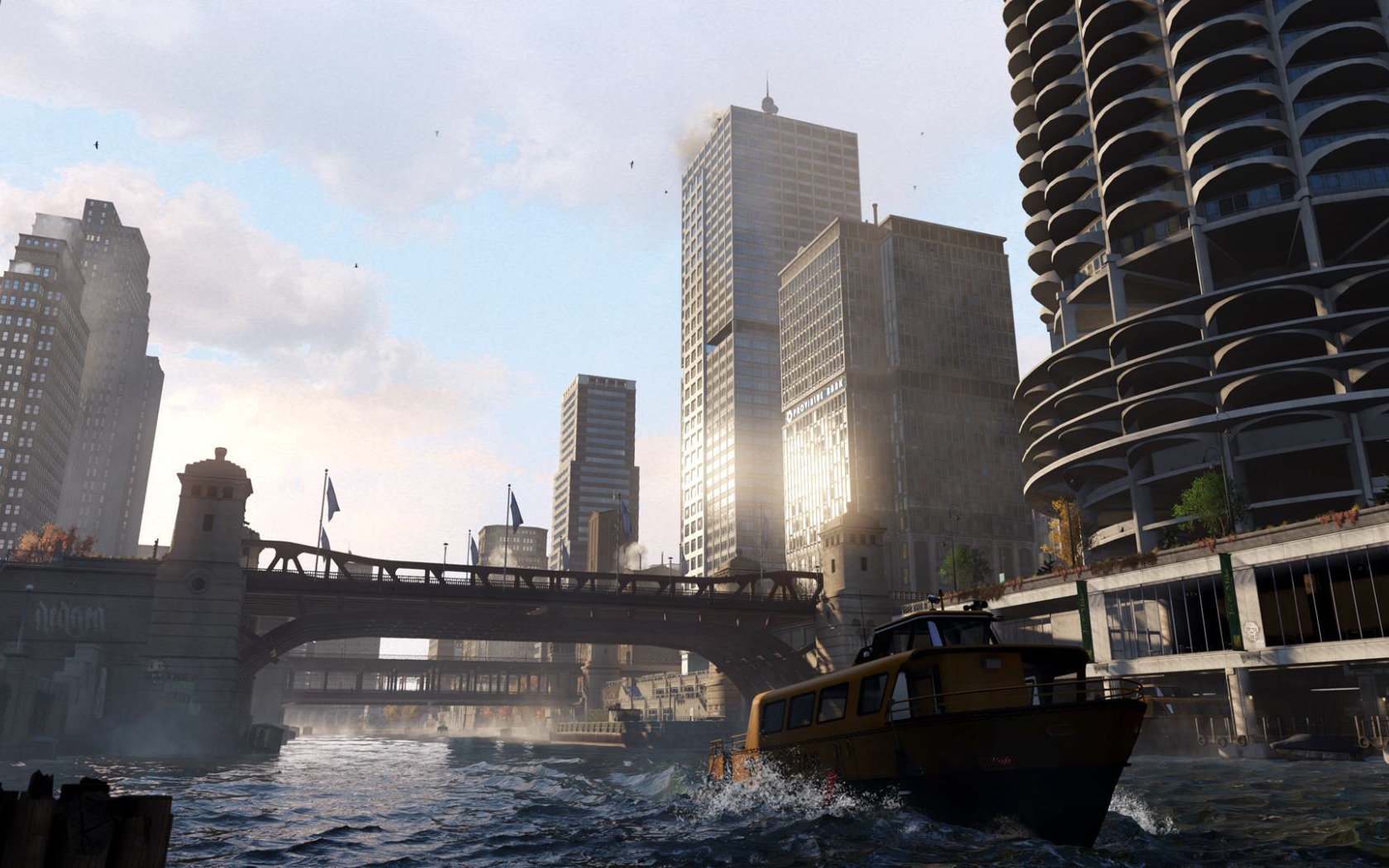 Watch Dogs: вид на город