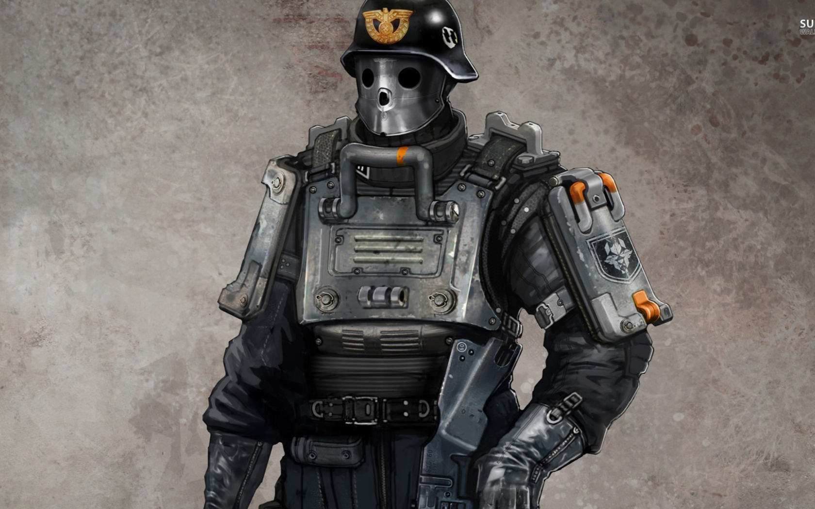Wolfenstein The New Order: the patrol soldier