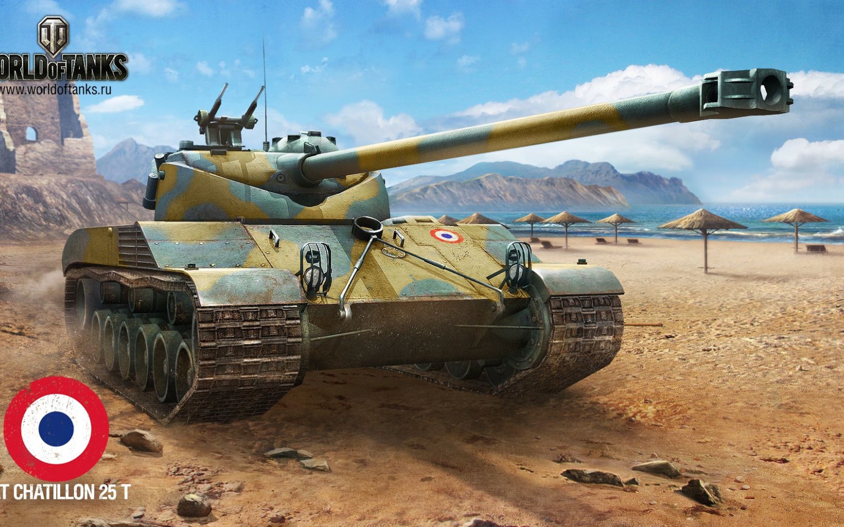 World of Tanks: французский танк BAT CHATILLON T25