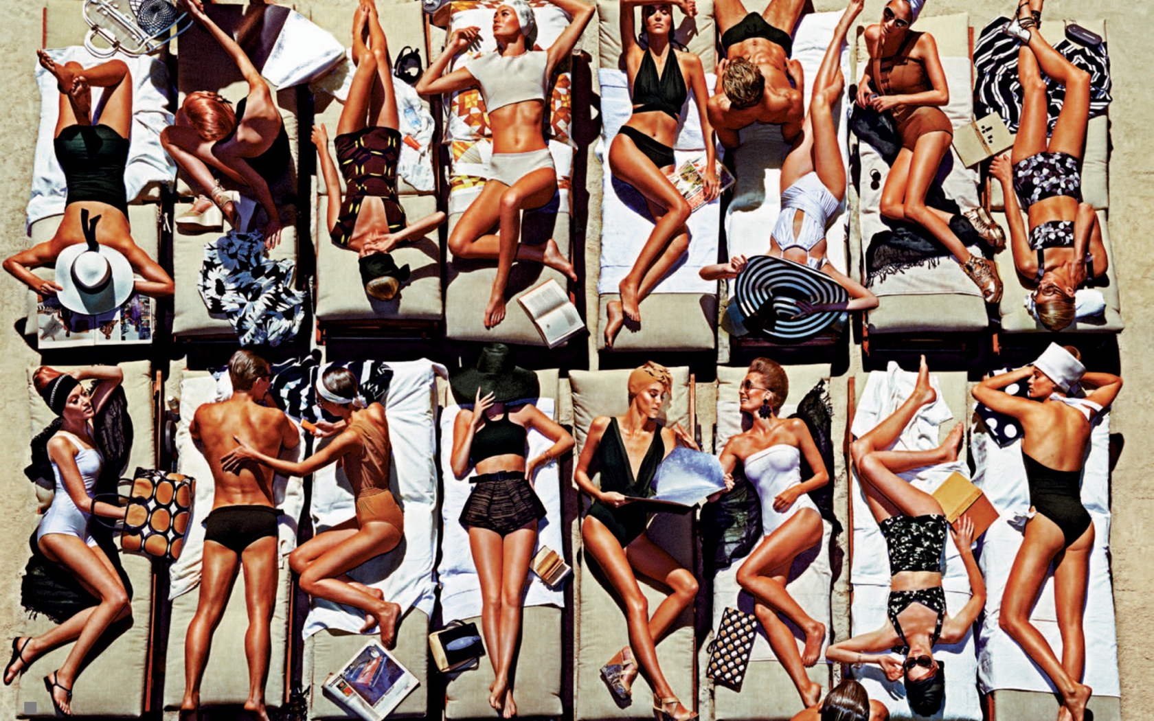 Фотография людей на пляже