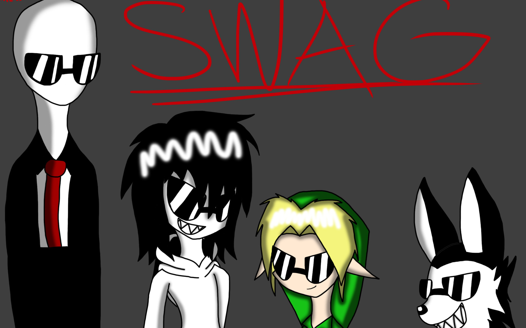 Рисунок с надписью swag