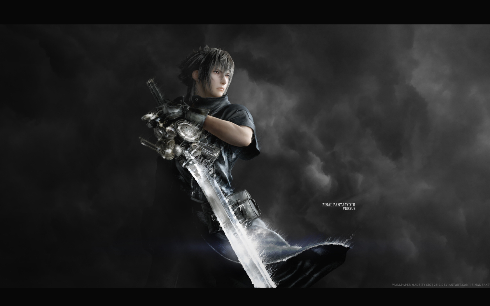 hero of the game against the clouds Final Fantasy xv