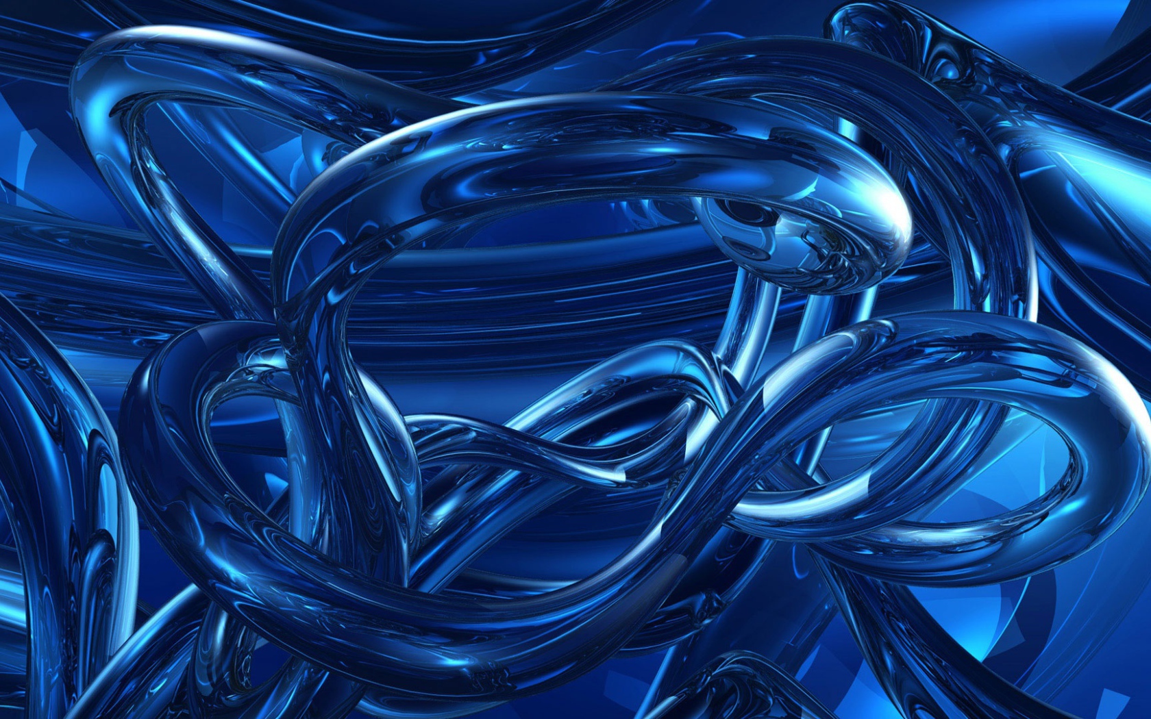 Синяя абстракция