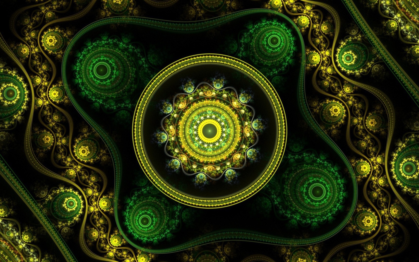 Зеленая абстракция