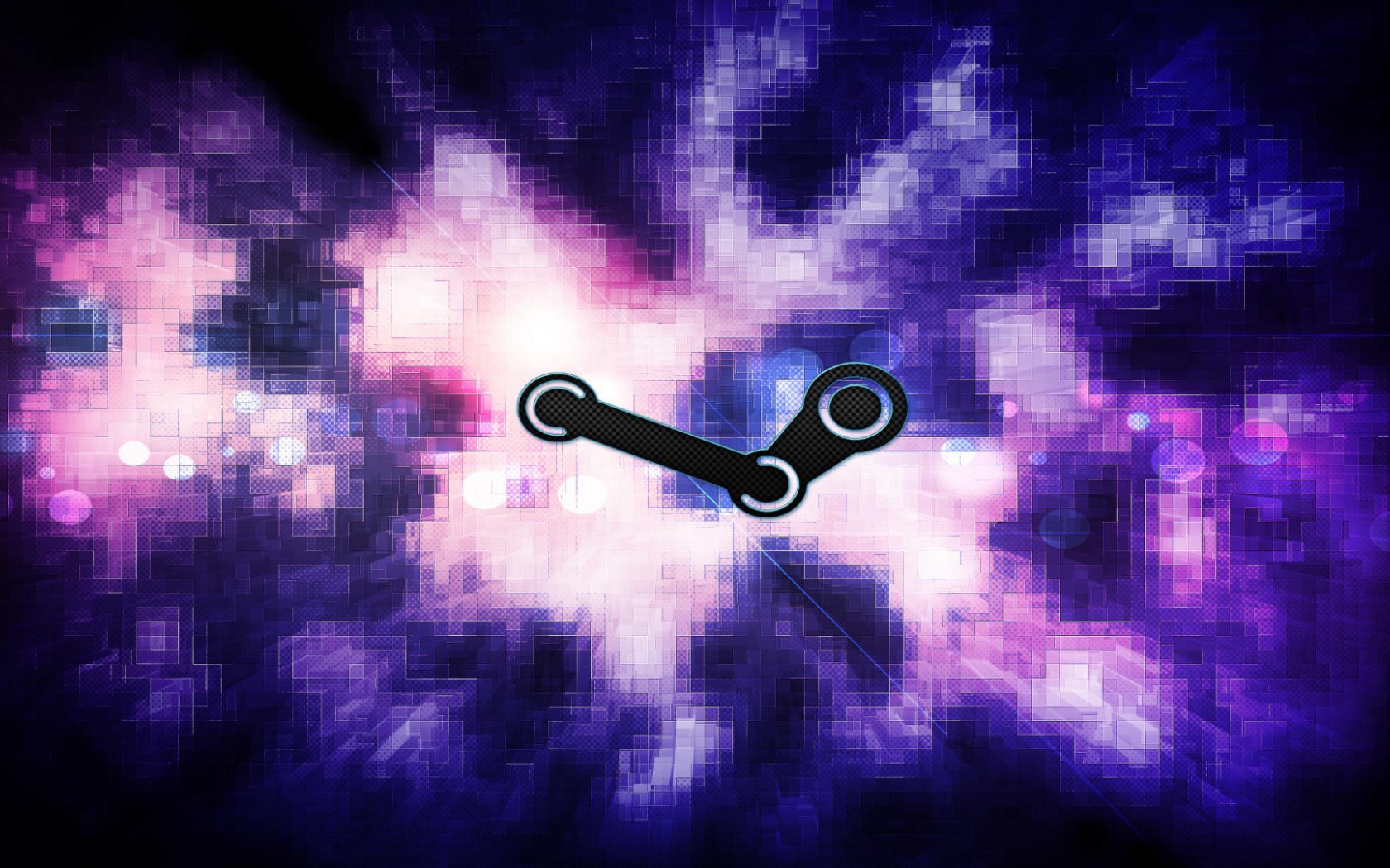 Символ на фоне квадратов