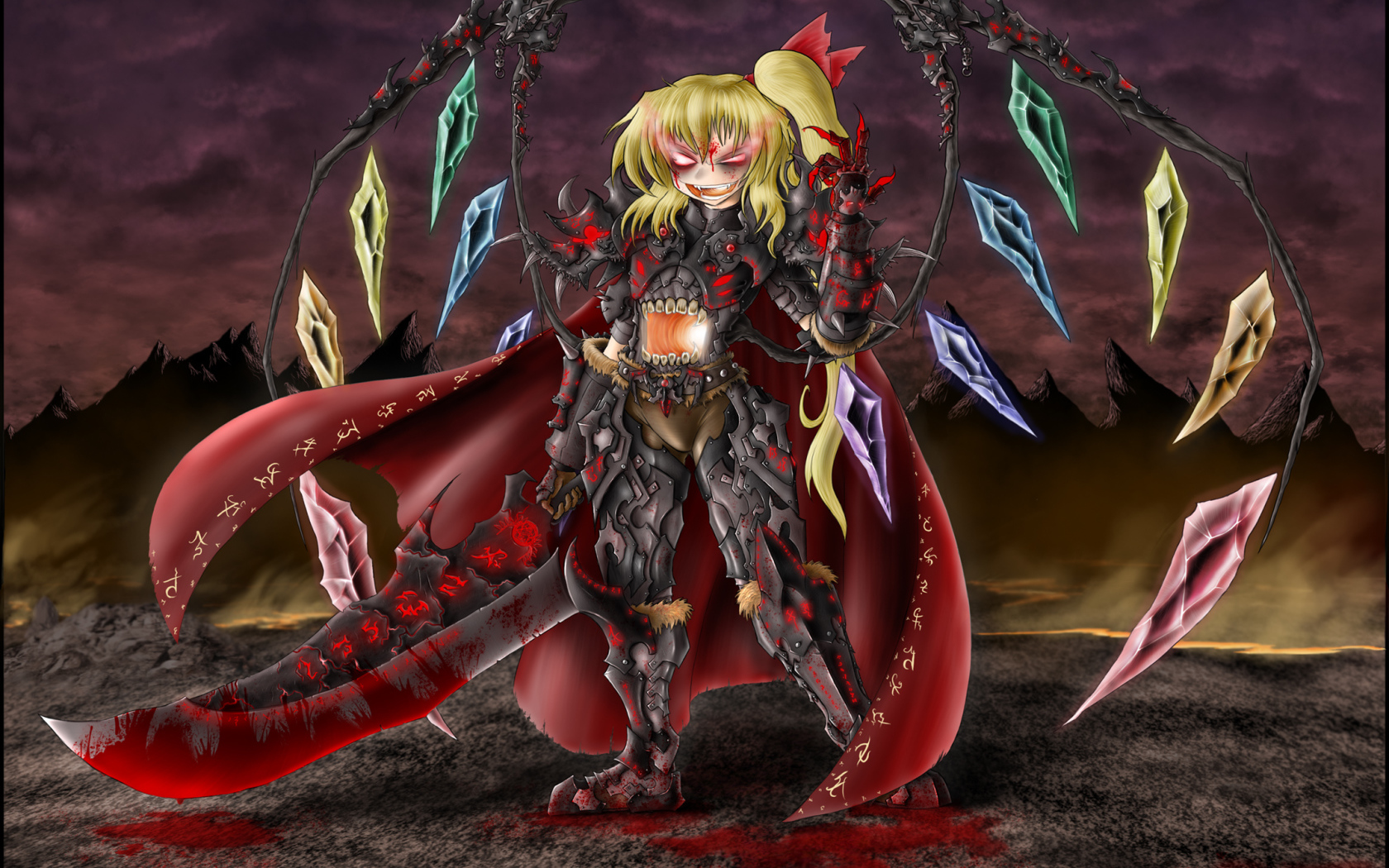 Девочка с окровавленным мечом