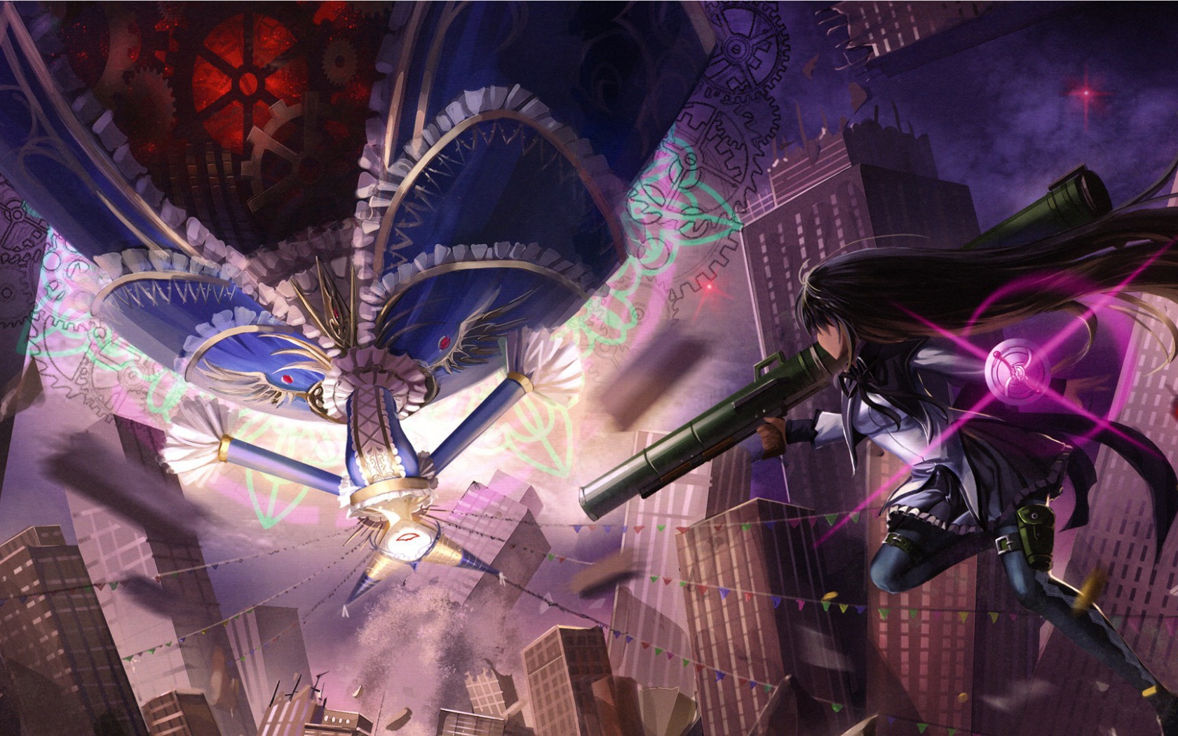 Девушка с гранатометом