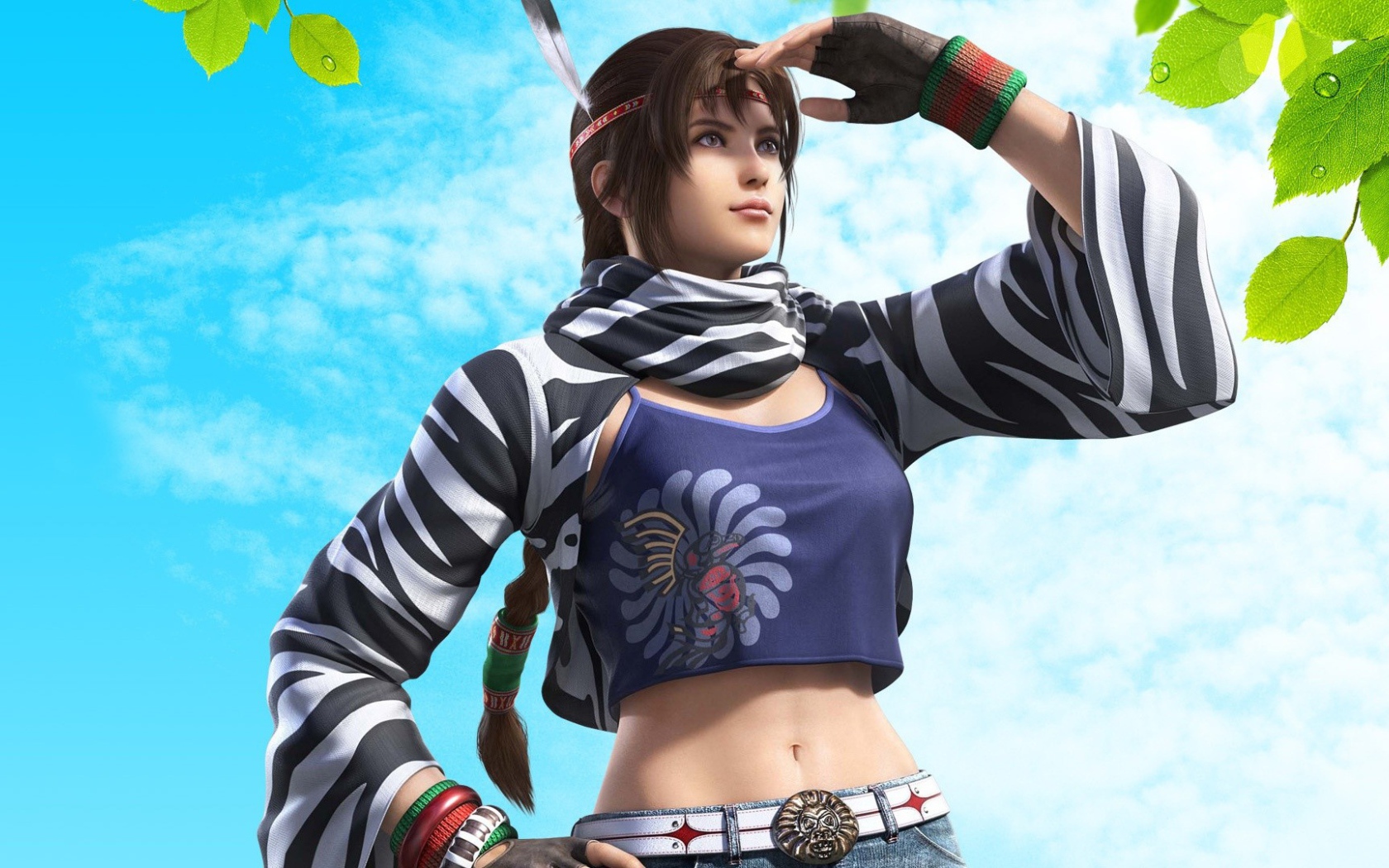 Девушка смотрит вдаль