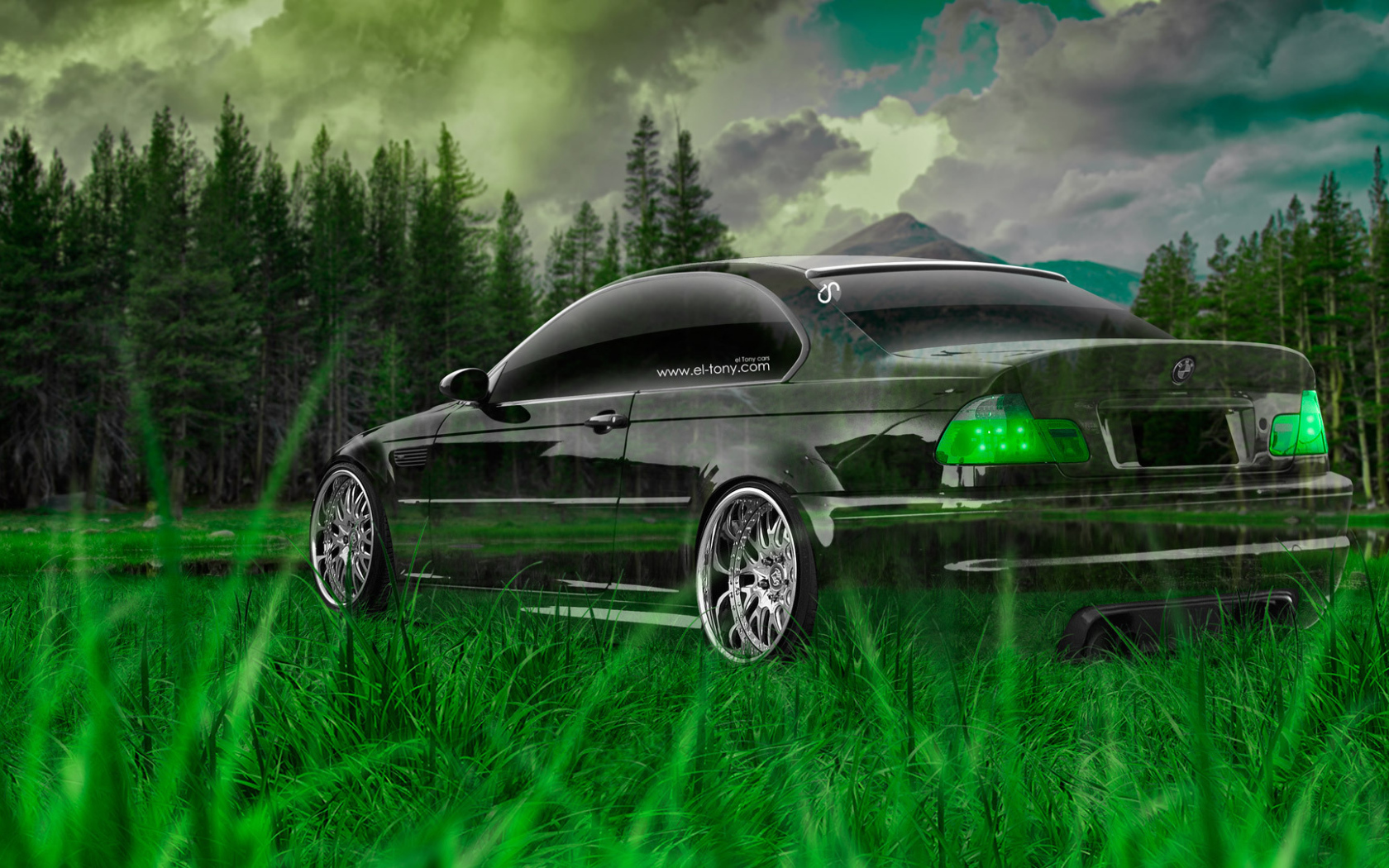 Прозрачный BMW