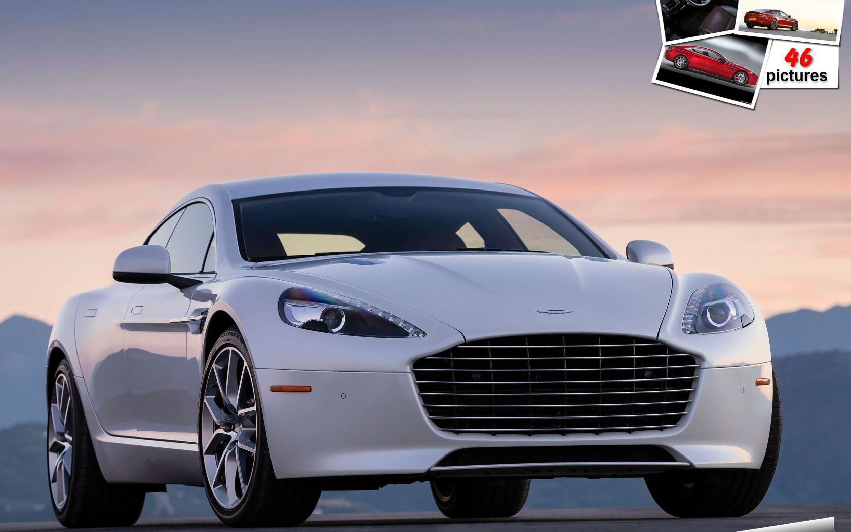 Красивый автомобиль Aston Martin 2014 в Москве