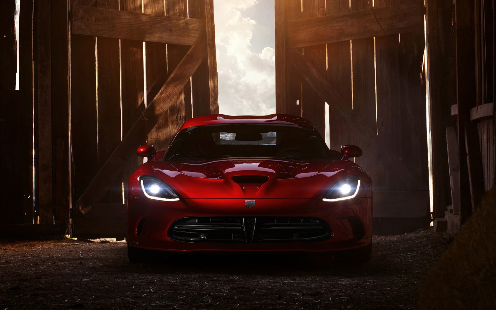 Машина Dodge srt viper