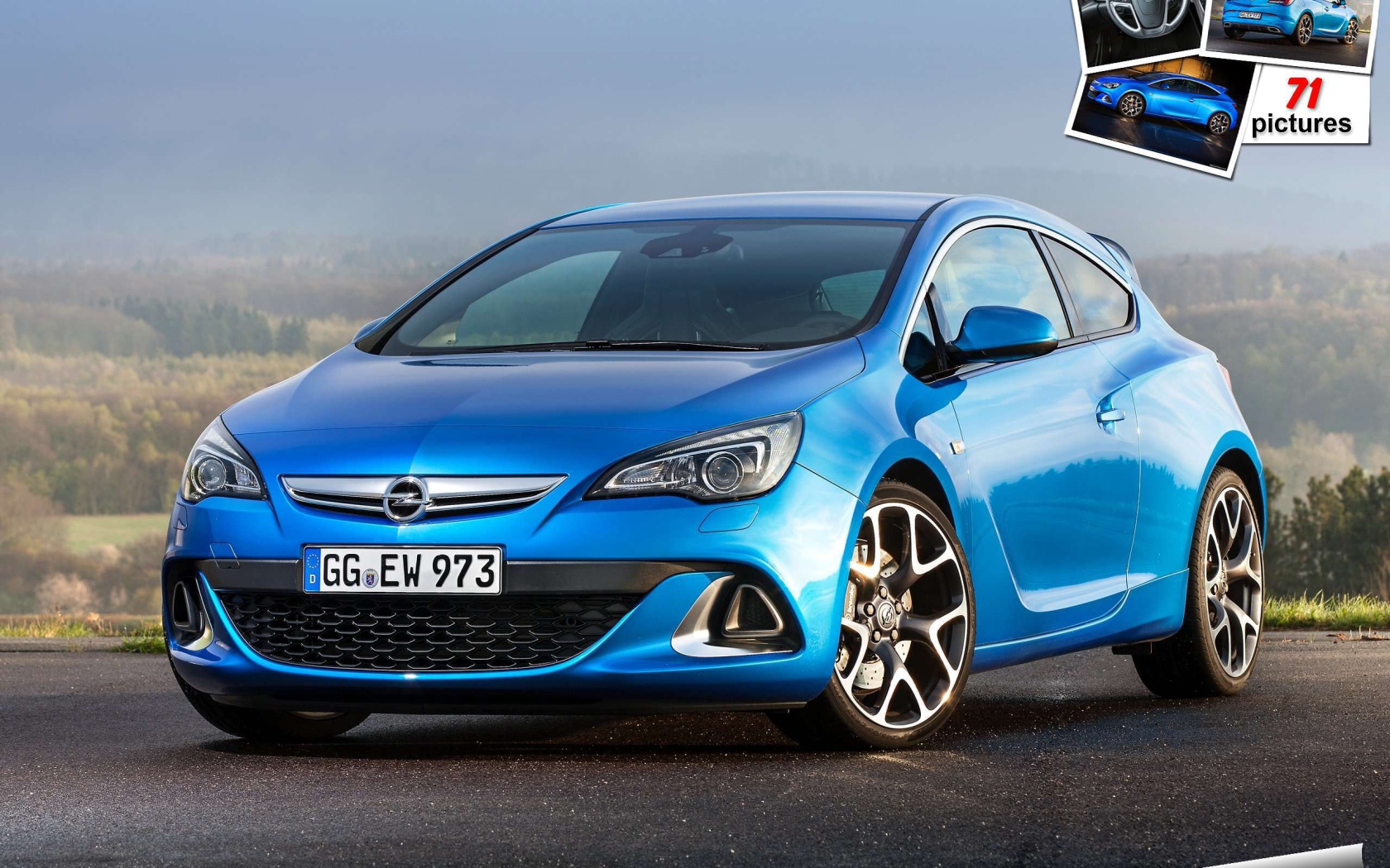 Красивый автомобиль Opel Astra в Москве