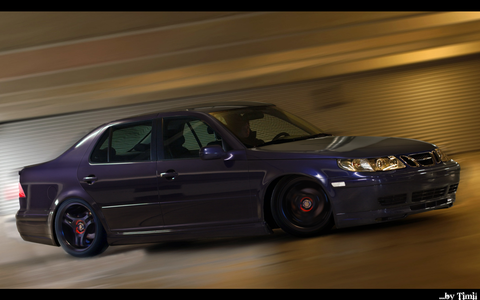 Автомобиль марки Saab модели 9-5