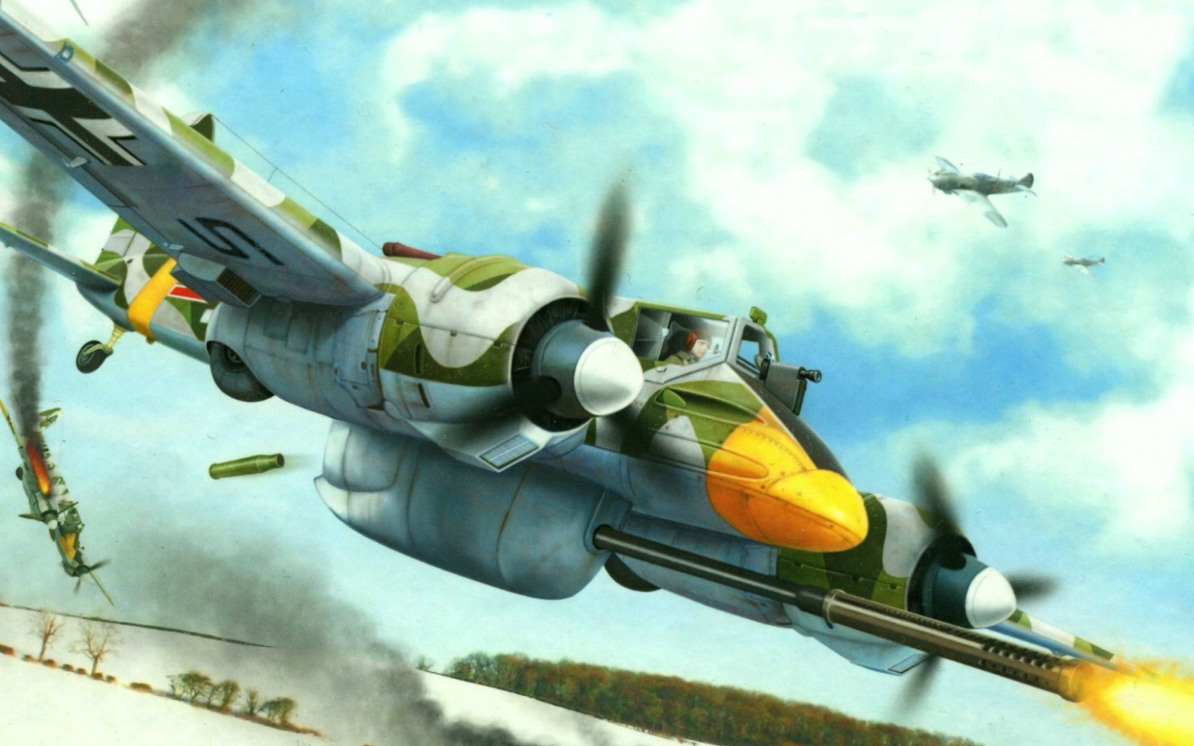 Атака истребителей