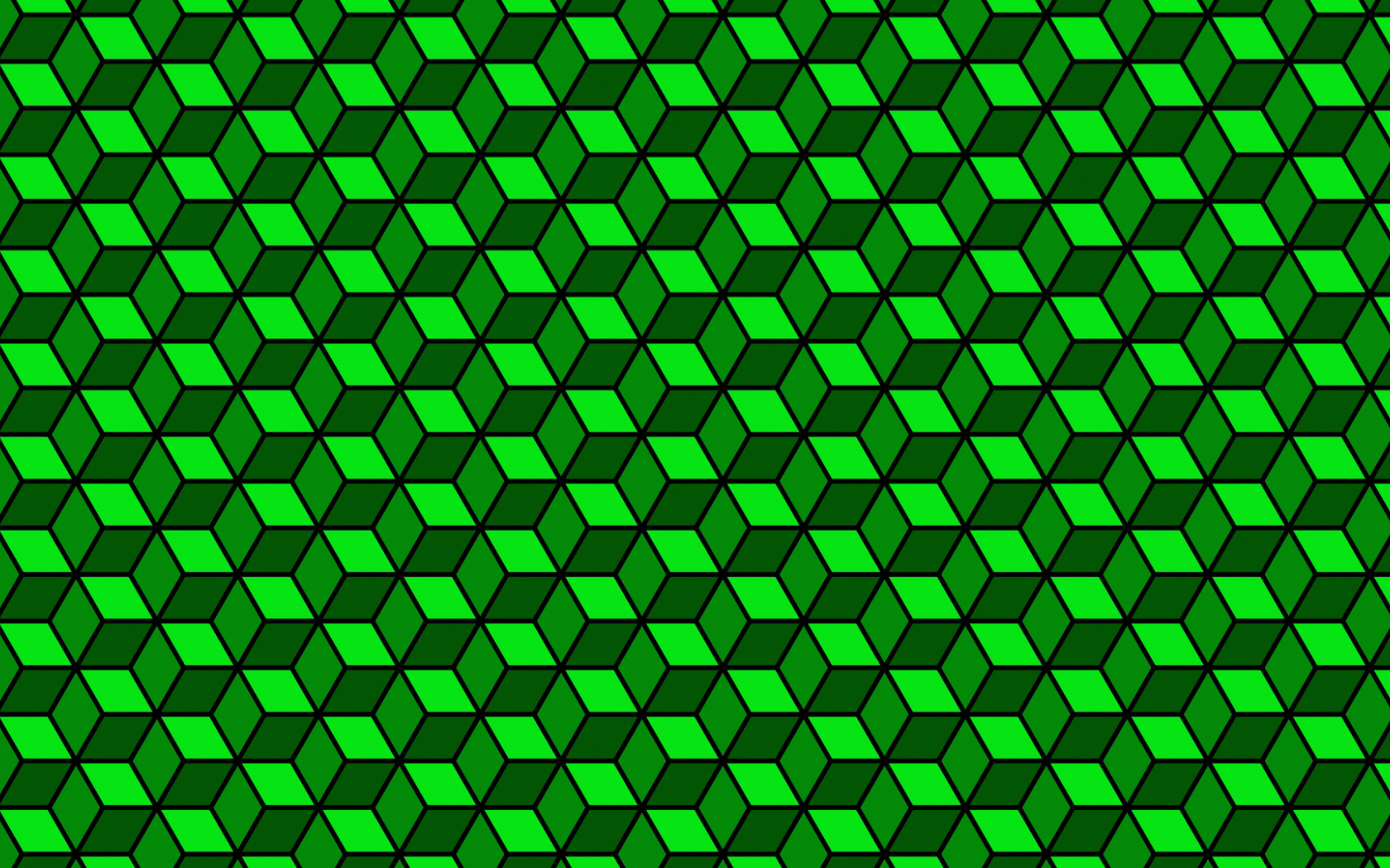 Зелёный кубик