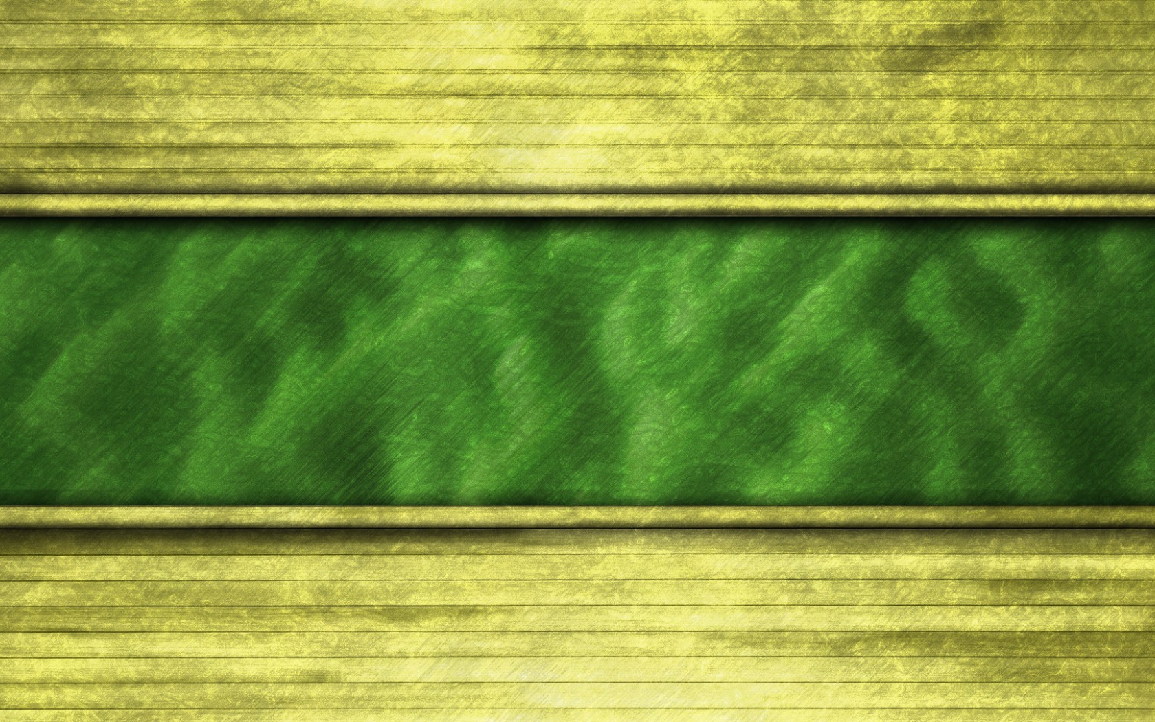 Желтые и зеленая полоса