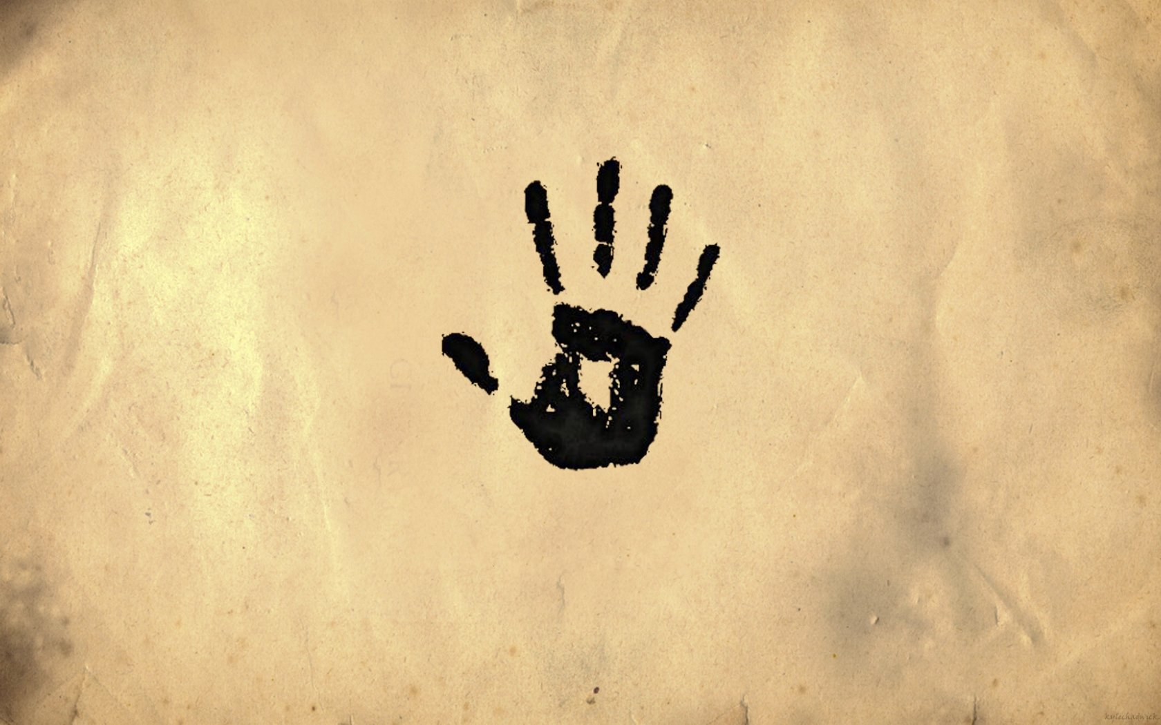 Отпечаток ладони