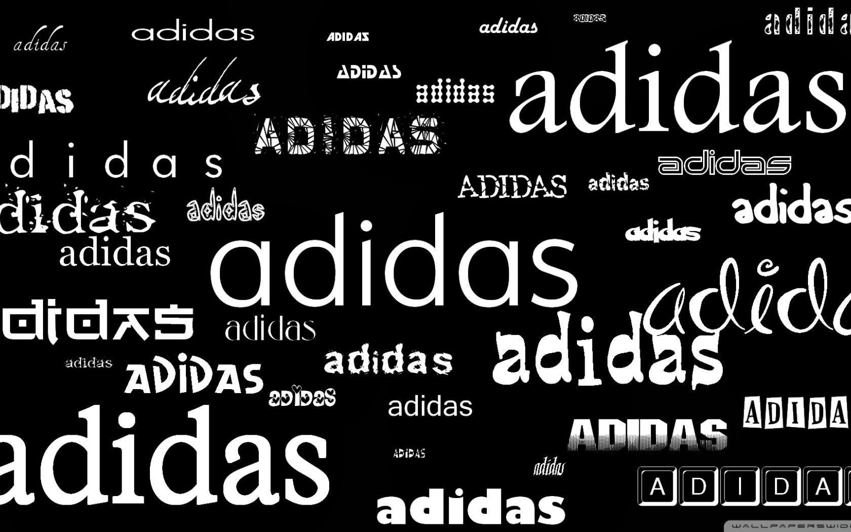 Надпись Адидас на разных языках