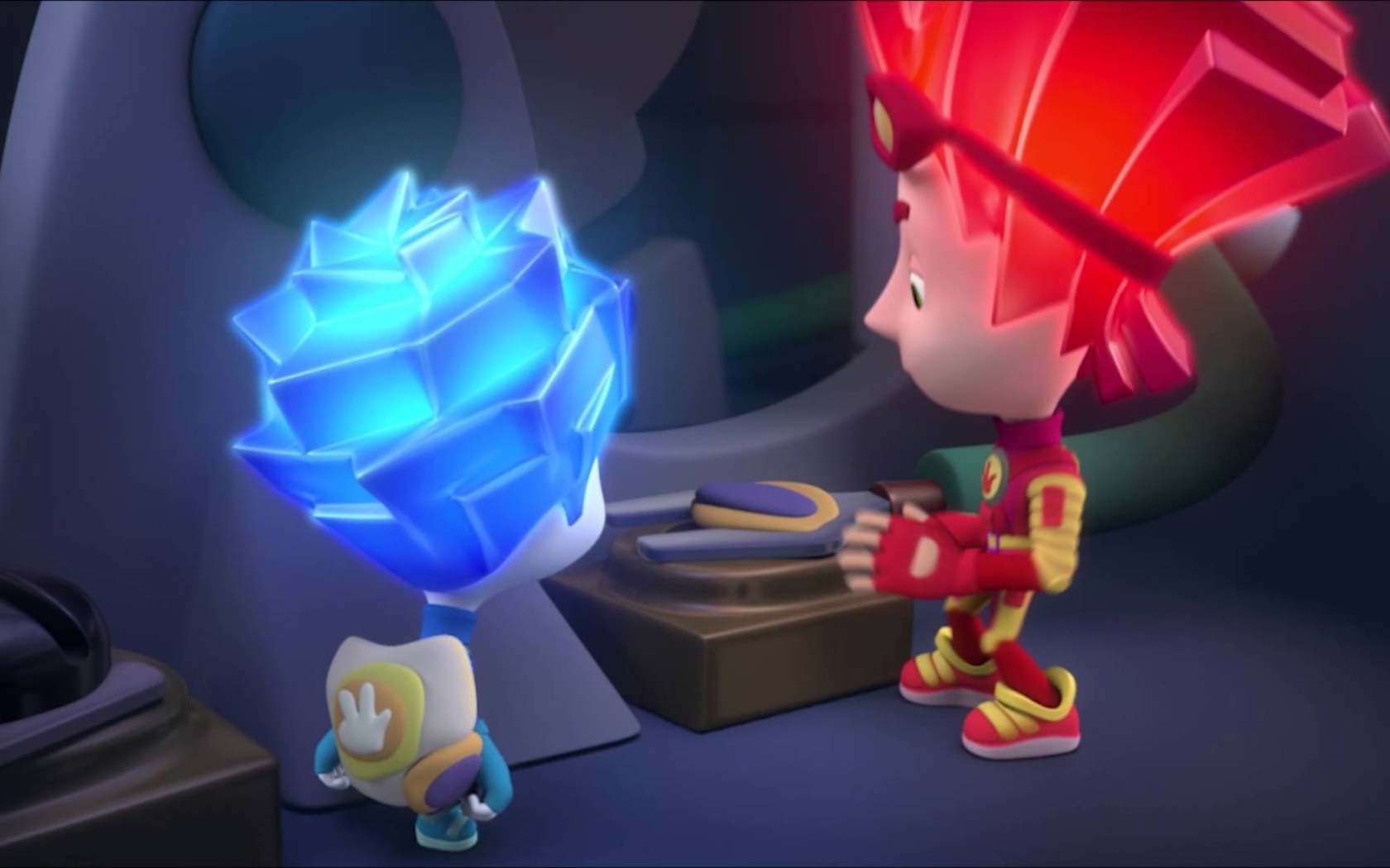 Фиксики что то мастерят