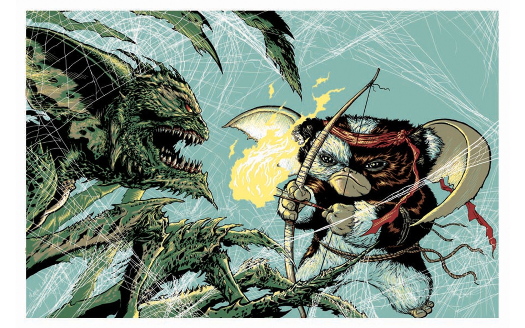 Гремлин из мультфильма