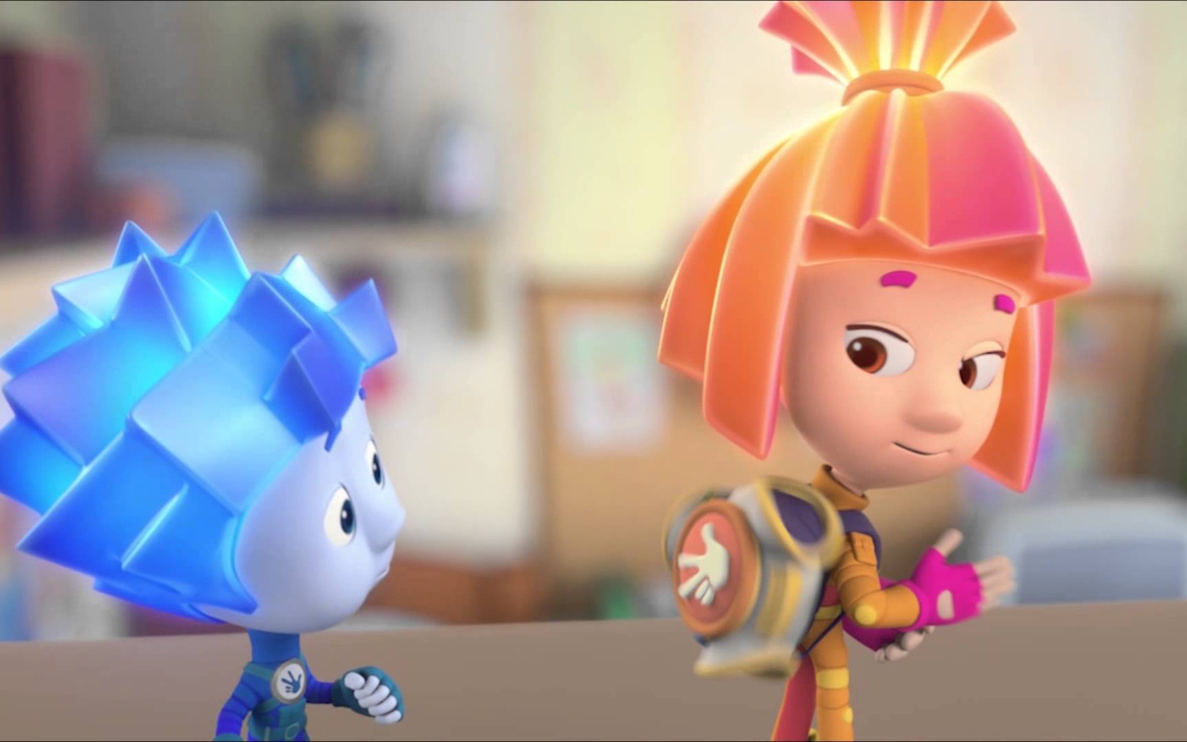 Главные герои мультфильма Фиксики